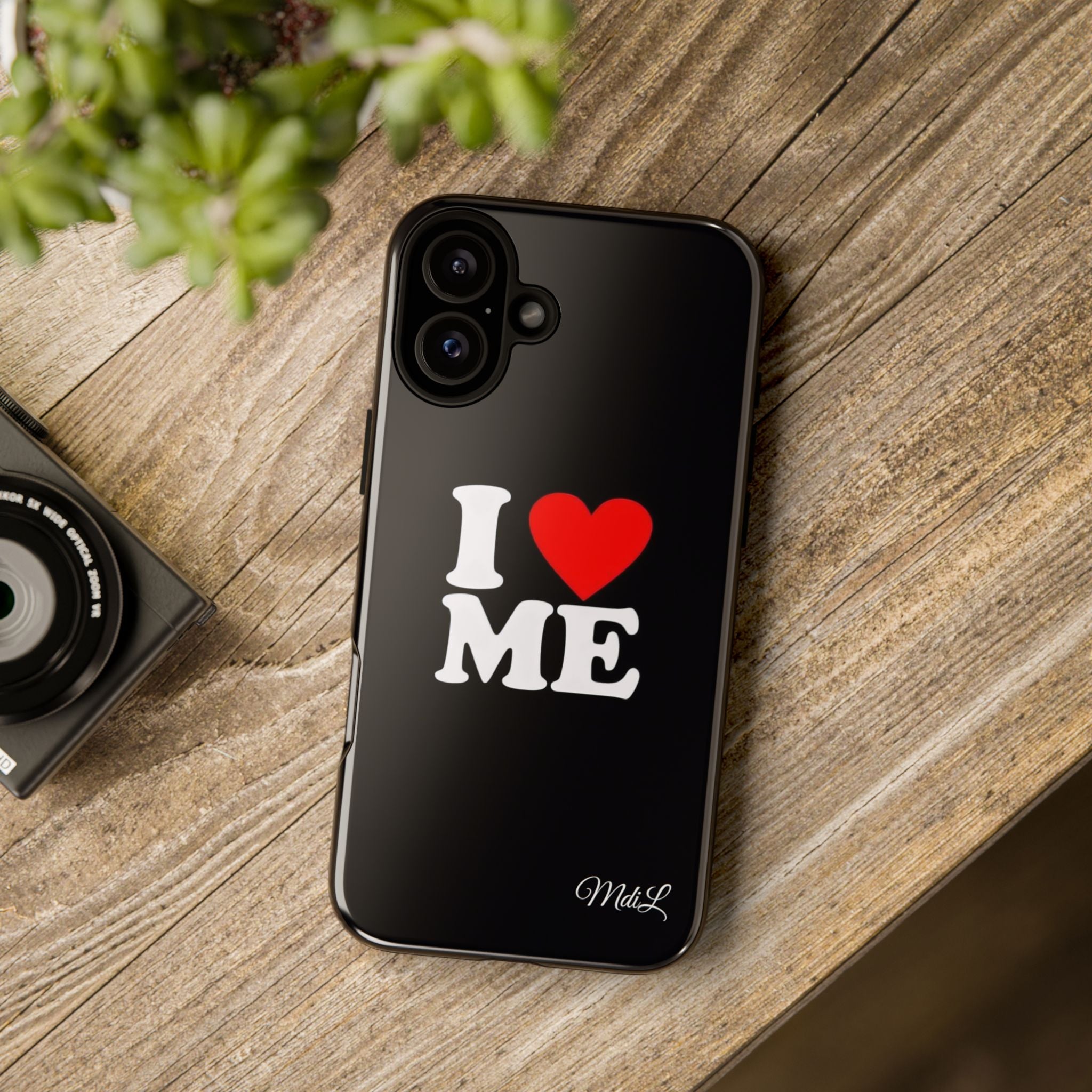 I Love Me iPhone Case