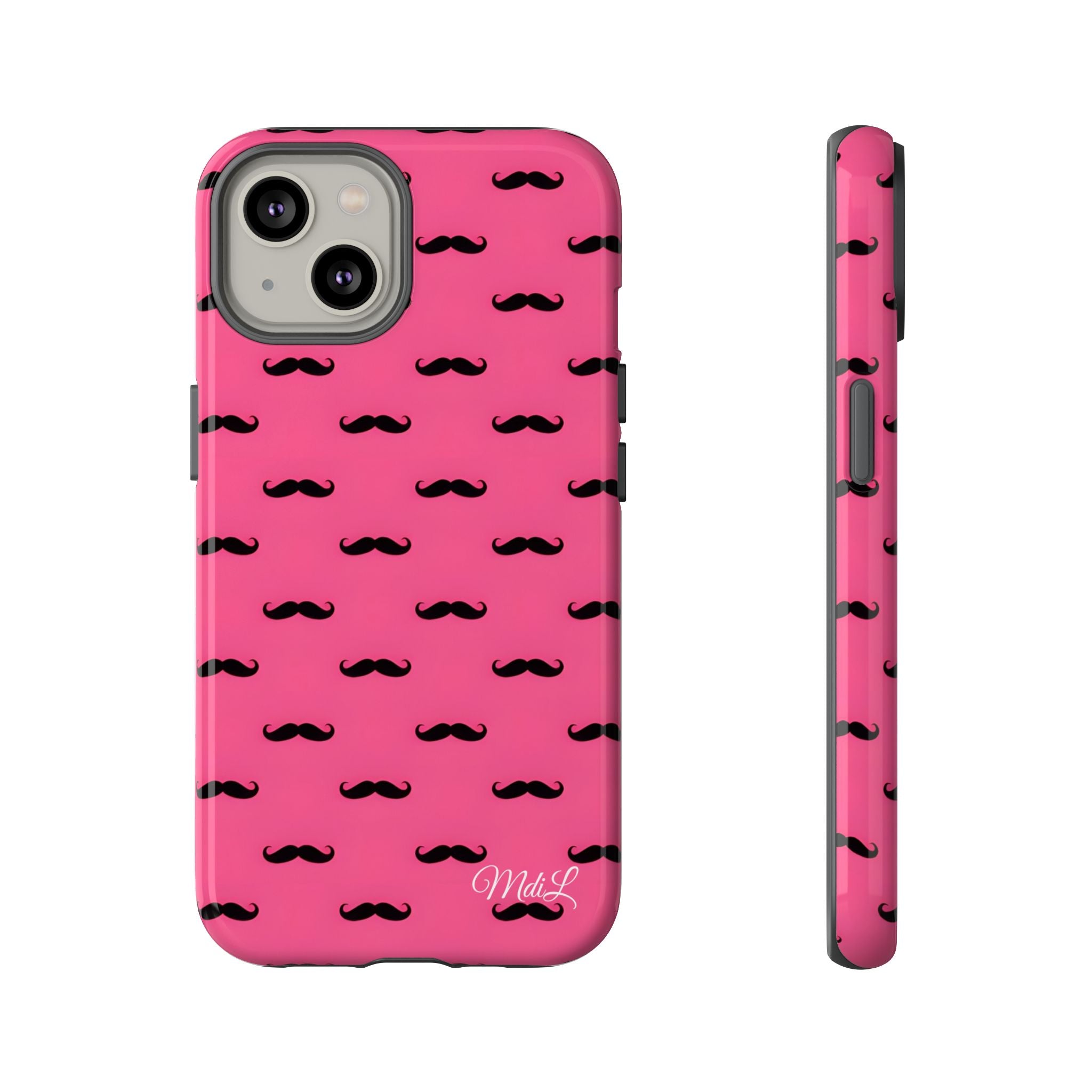 Pink Moustache iPhone Case