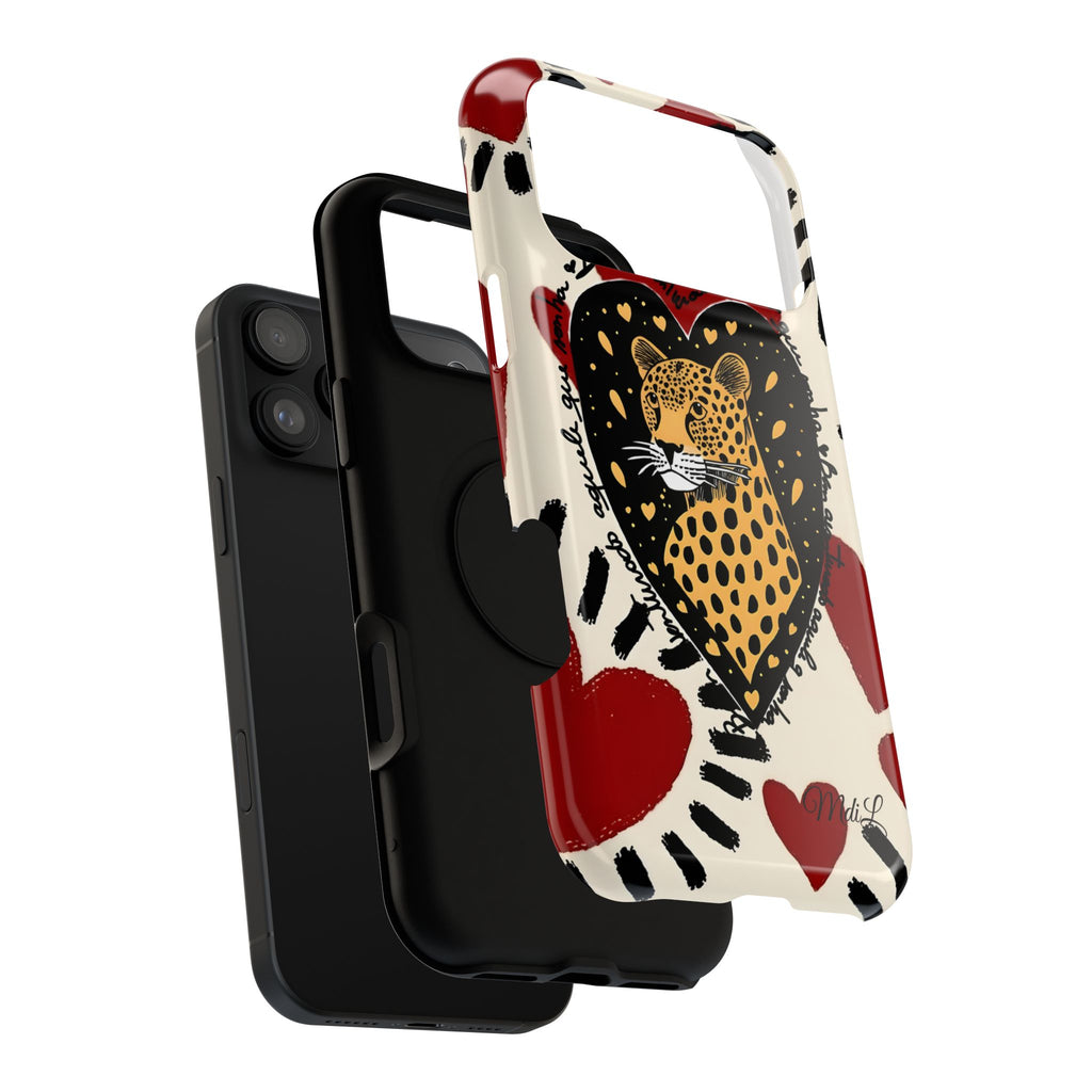 Leopard Hearts MagSafe