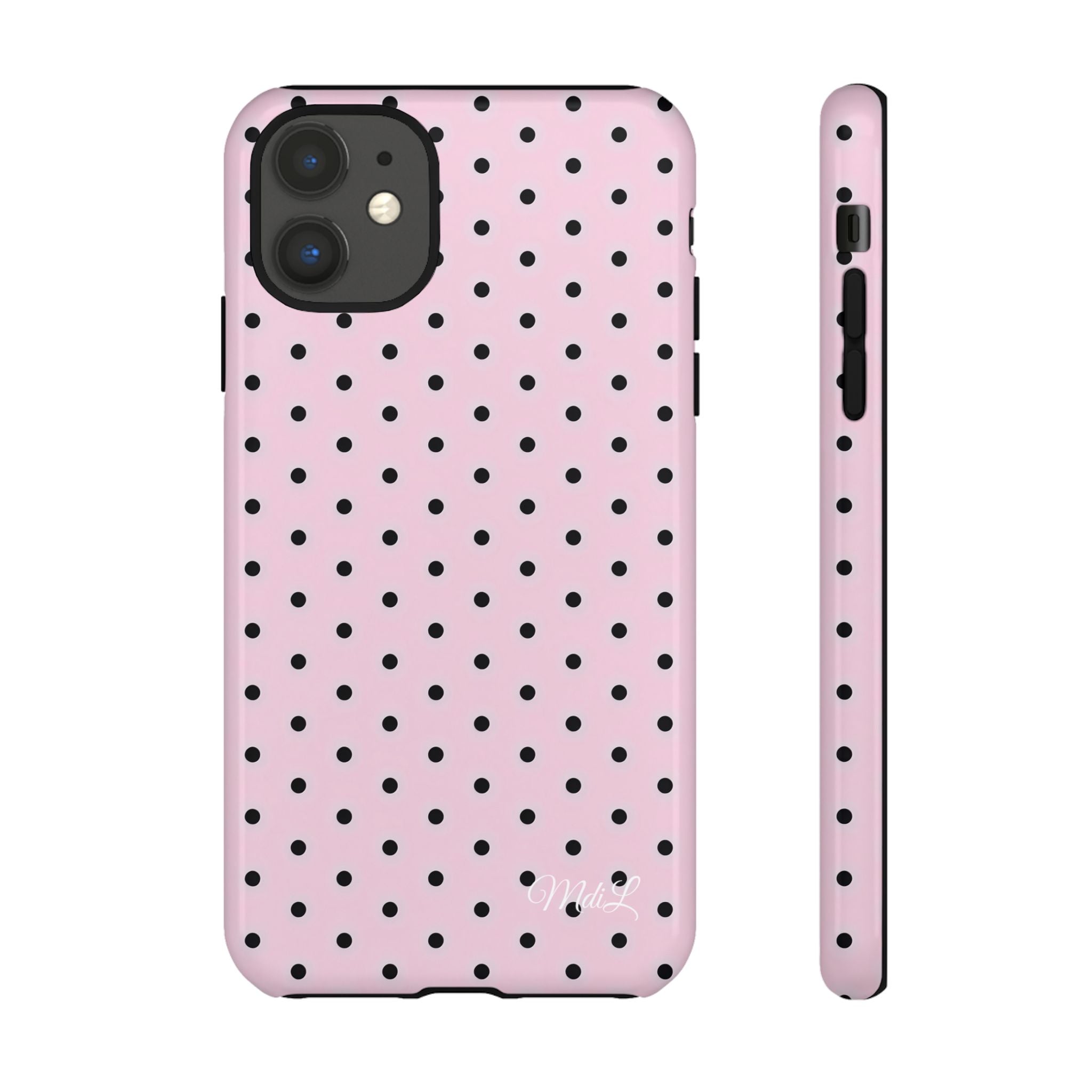 Polka Dots | Pink and Black - Mare di Luna