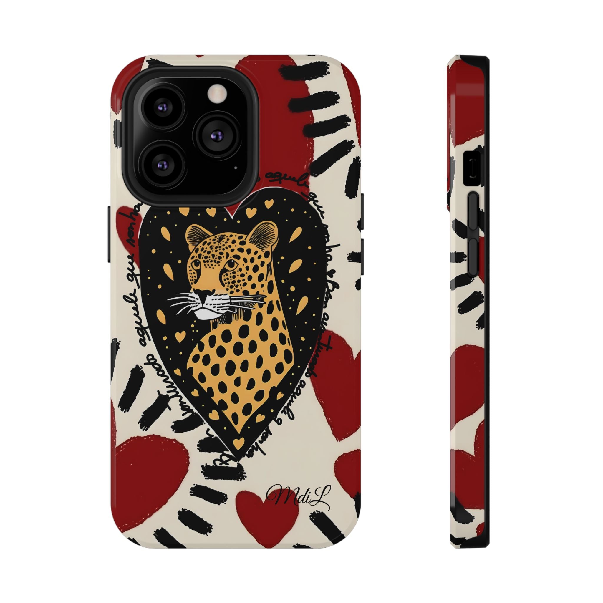 Leopard Hearts MagSafe