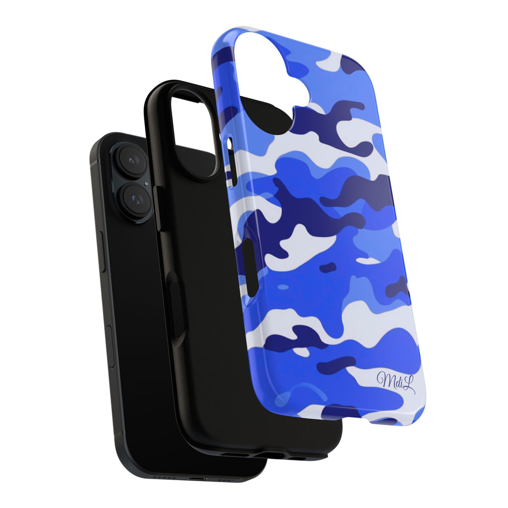 Blue Camo iPhone Case