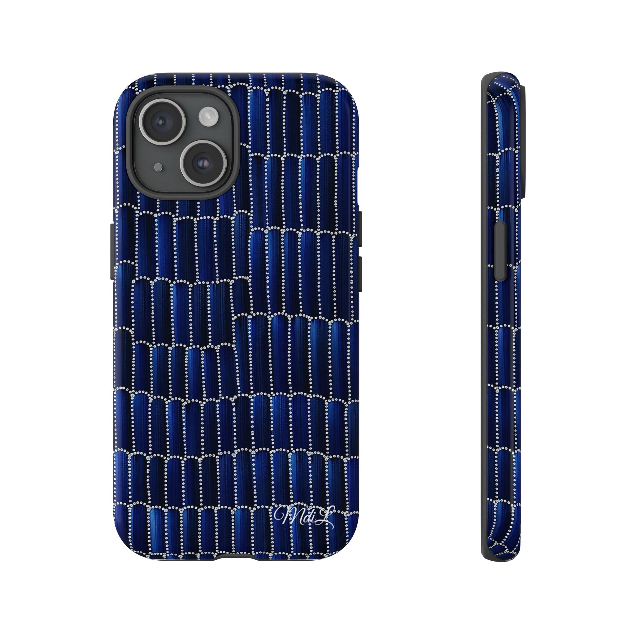Watercolor Diamonds | Midnight Blue - Mare di Luna