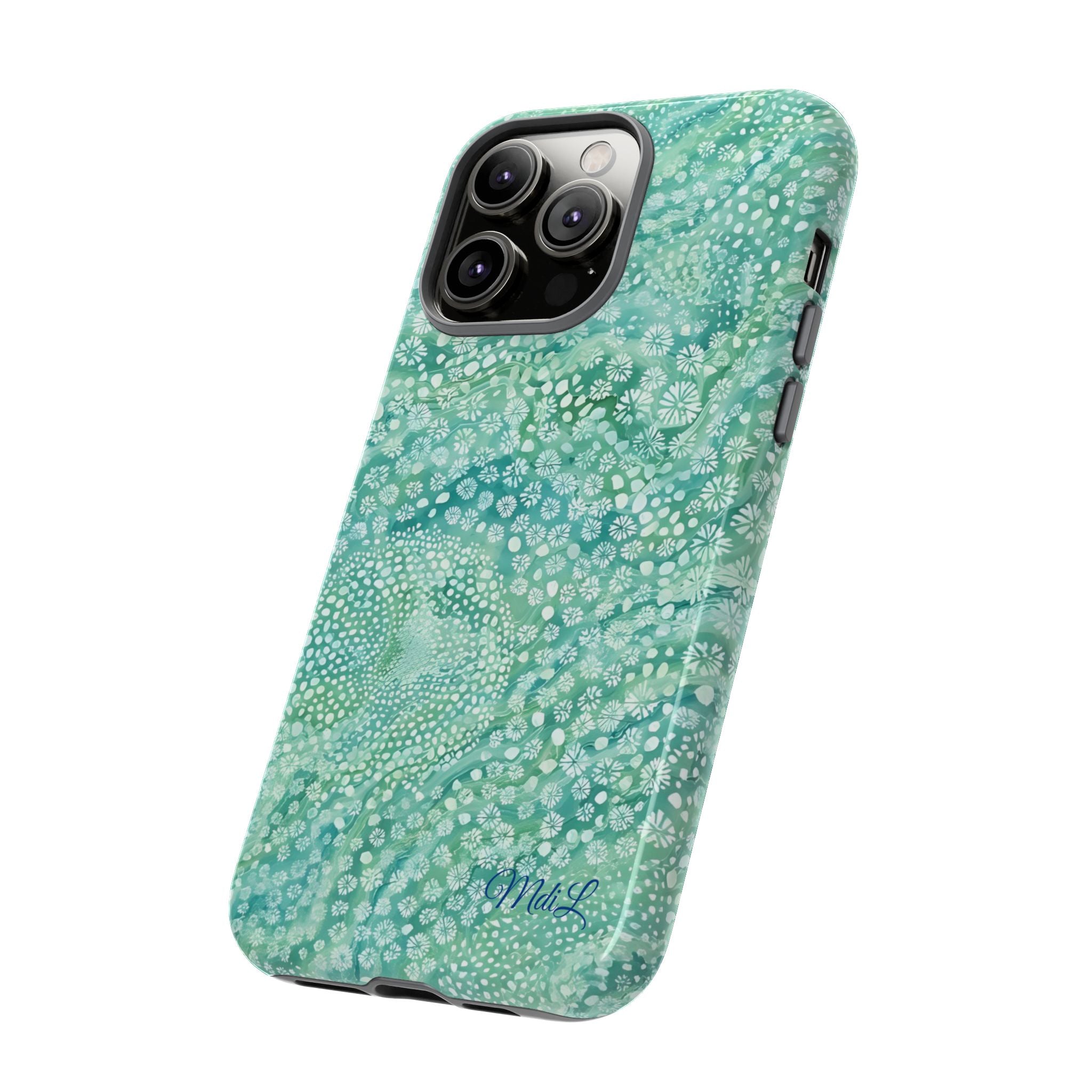 Teal Florals