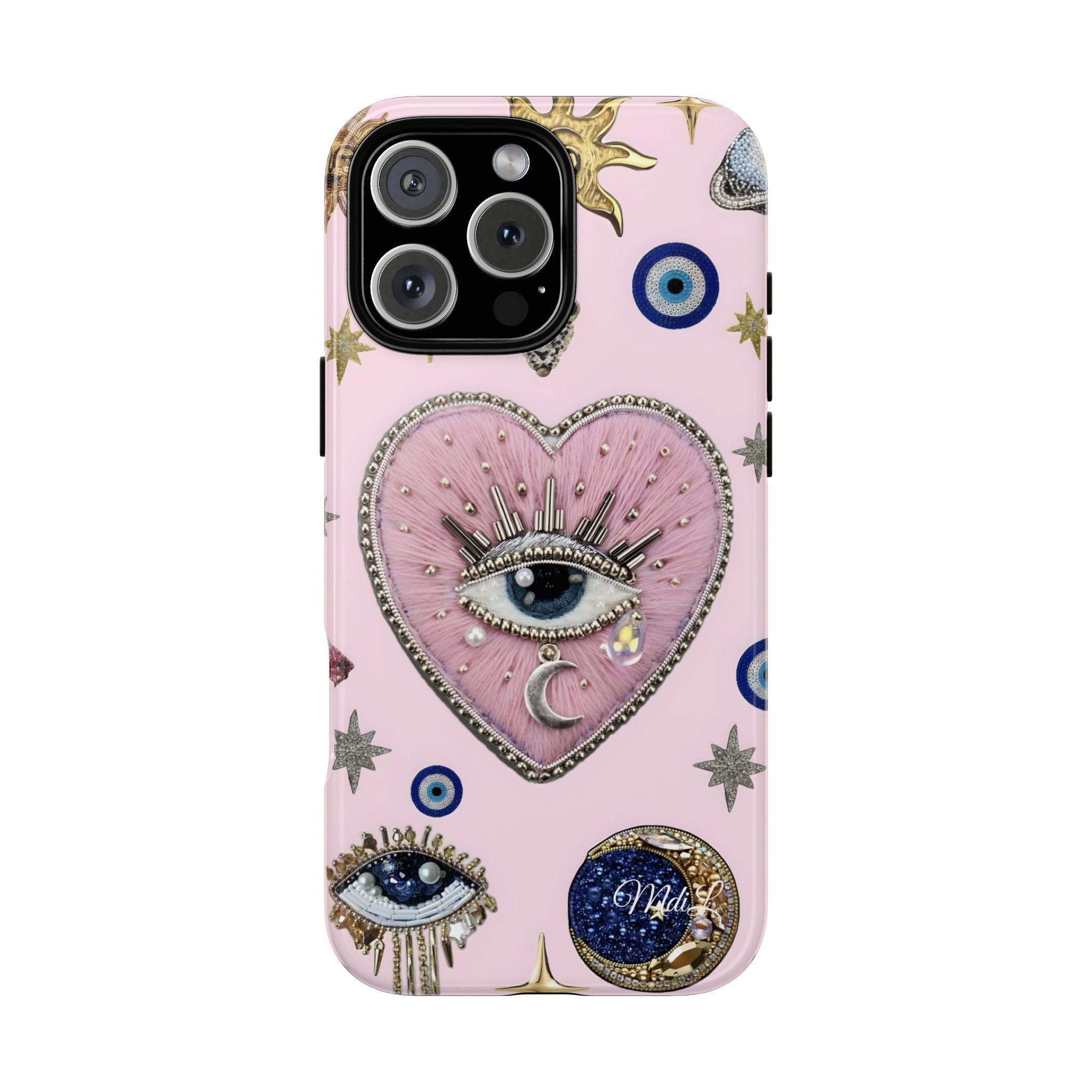 Evil Eye | Pink Heart - Mare di Luna