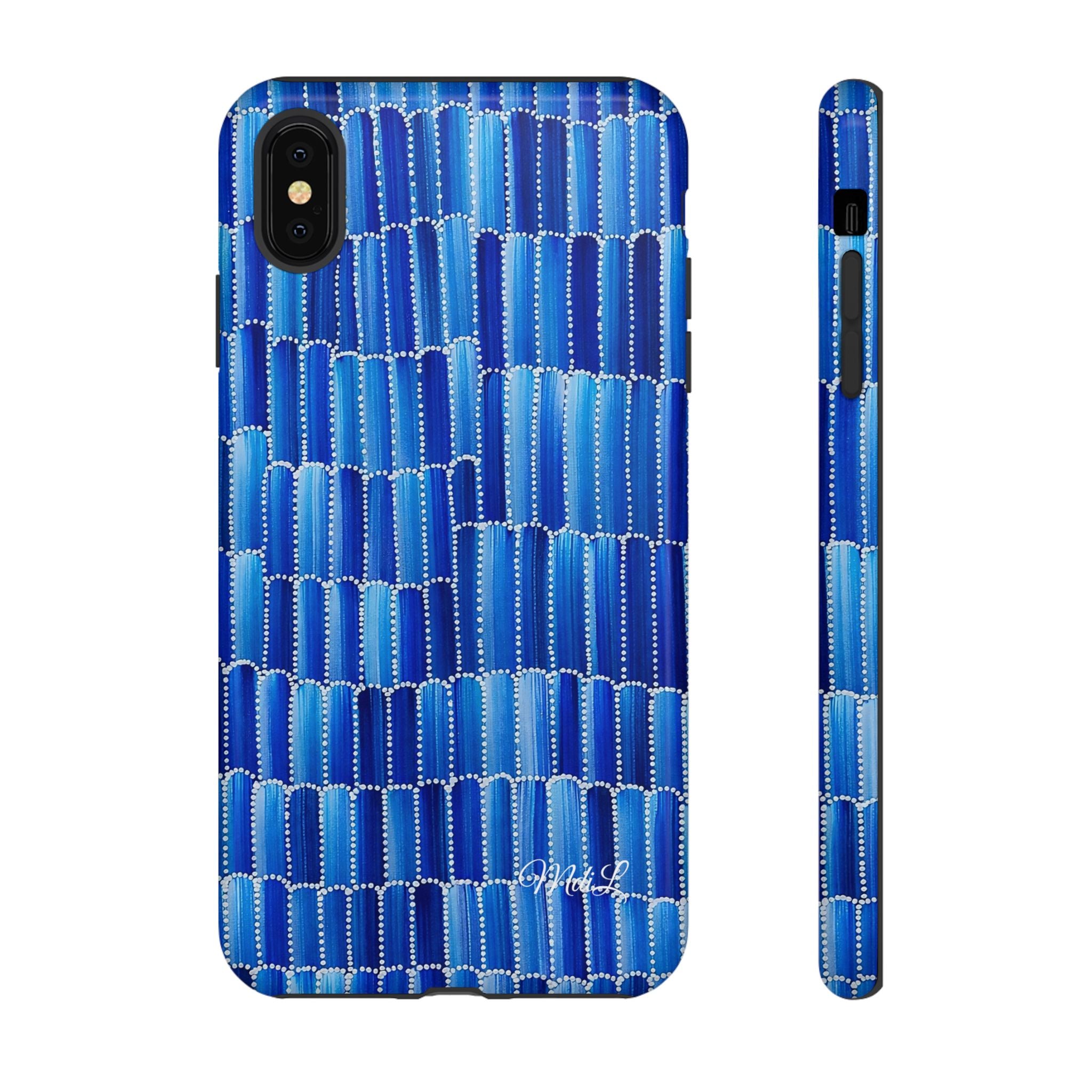 Watercolor Diamonds | Ocean Blue - Mare di Luna