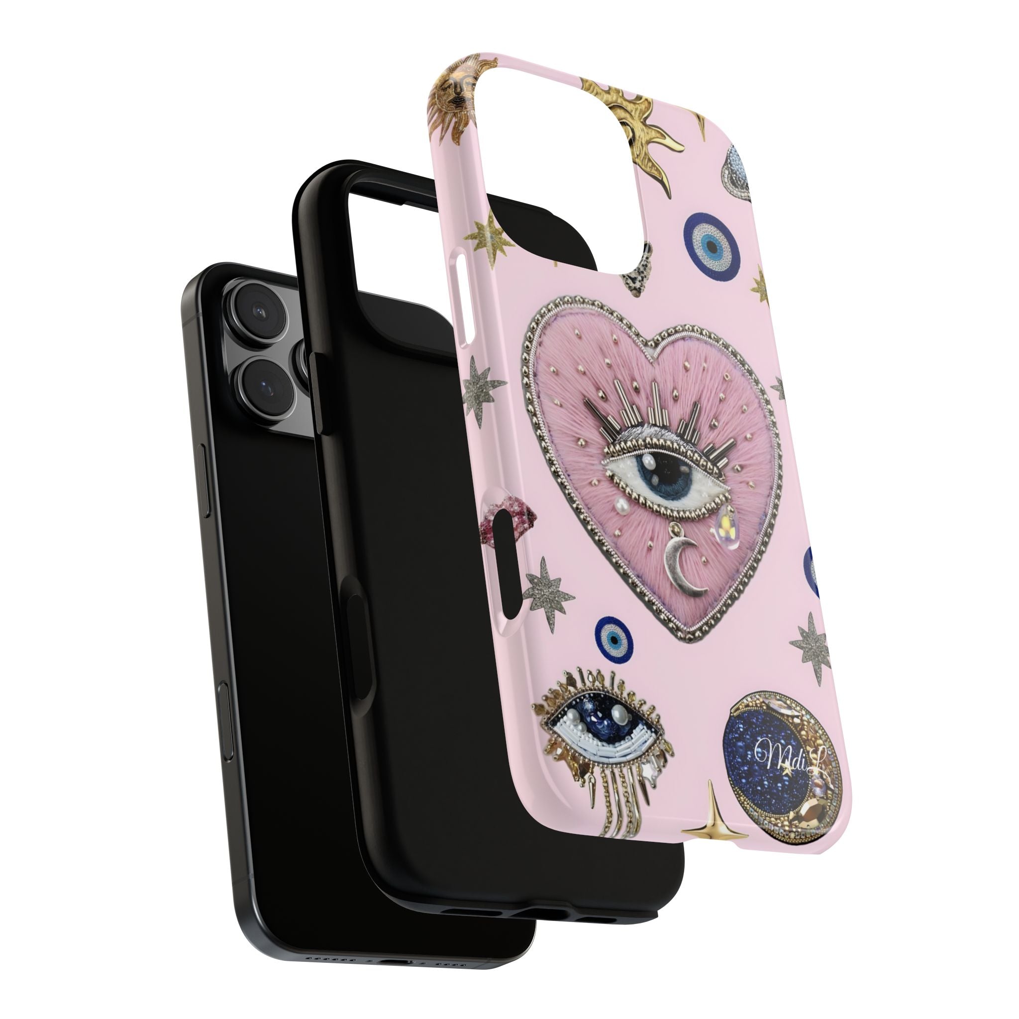 Evil Eye | Pink Heart - Mare di Luna
