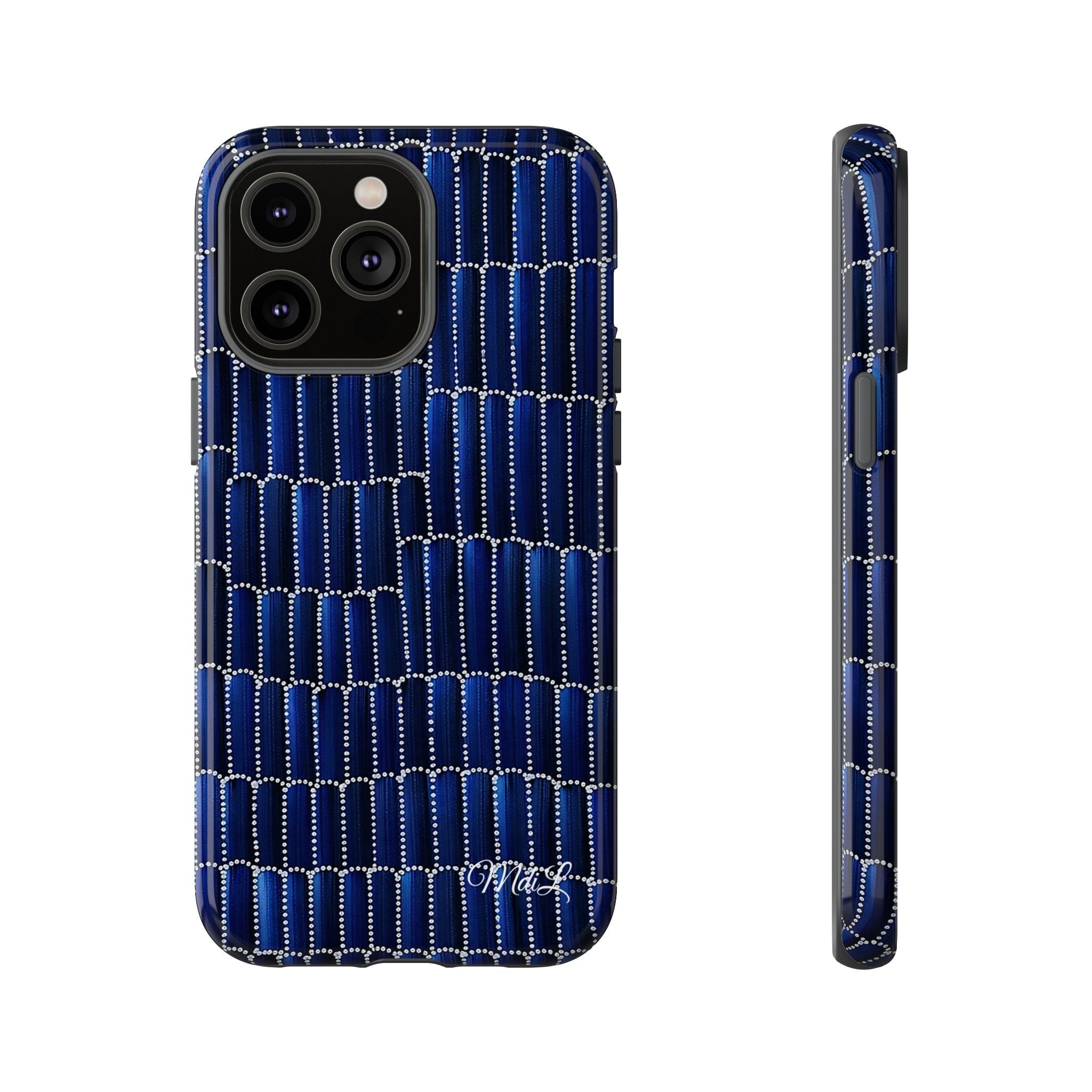 Watercolor Diamonds | Midnight Blue - Mare di Luna
