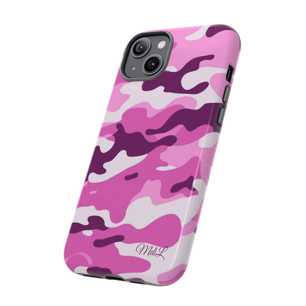 Fuschia Camo iPhone Case