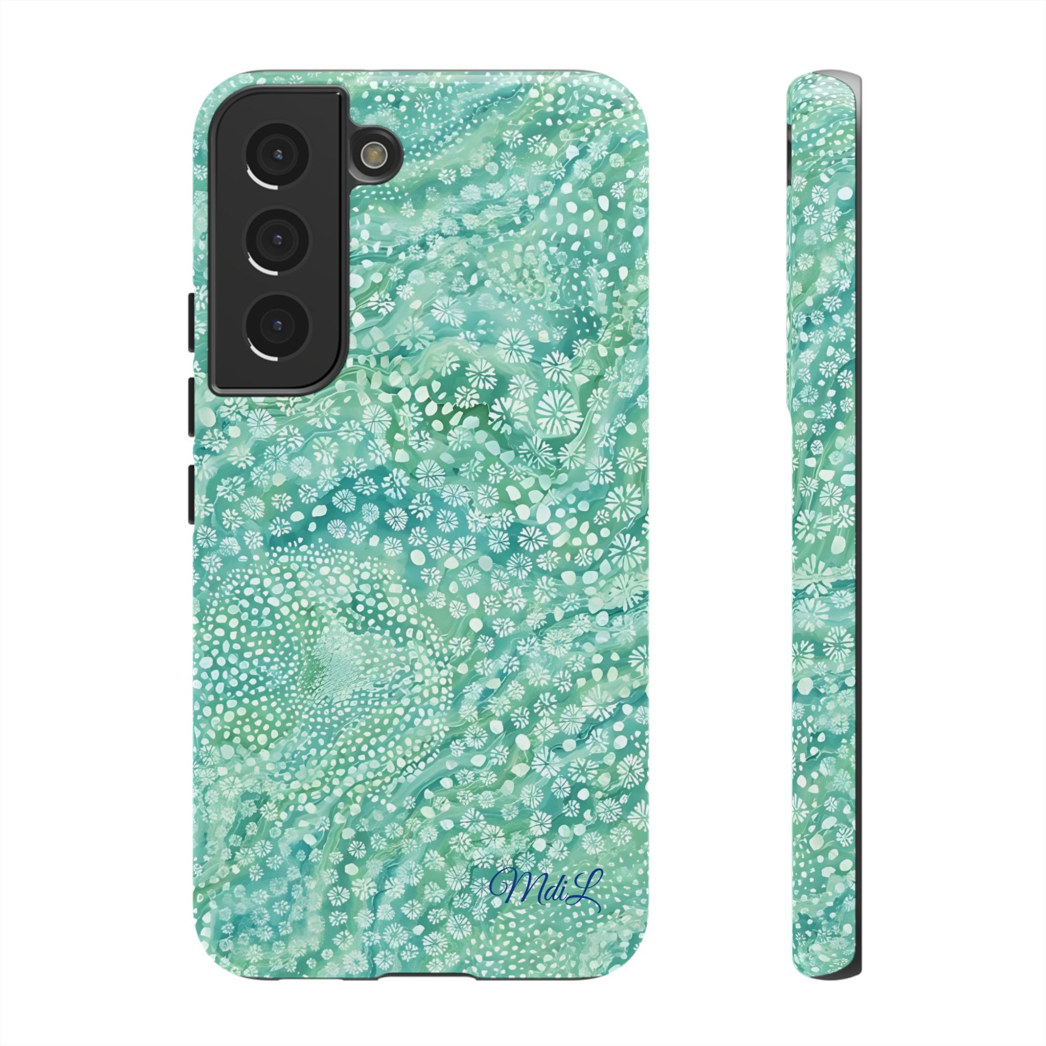 Teal Florals