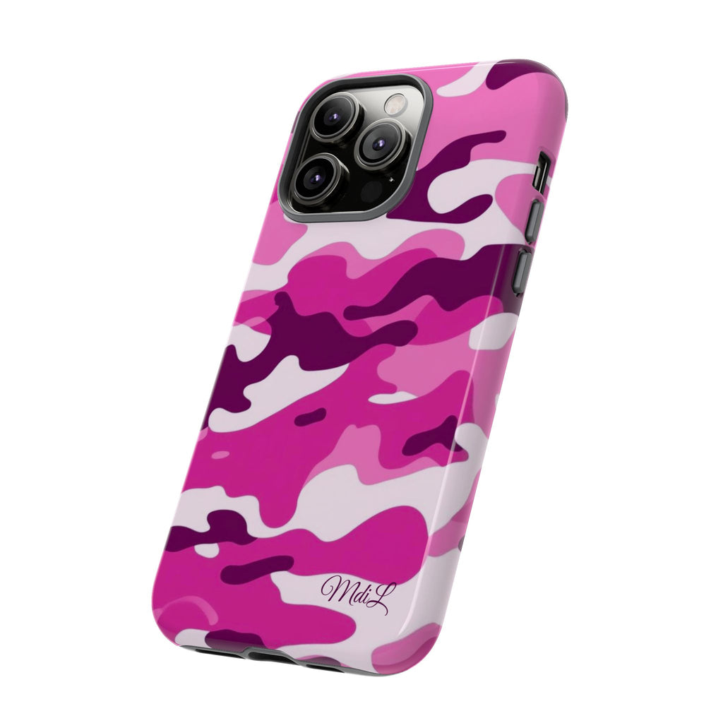 Magenta Camo iPhone Case