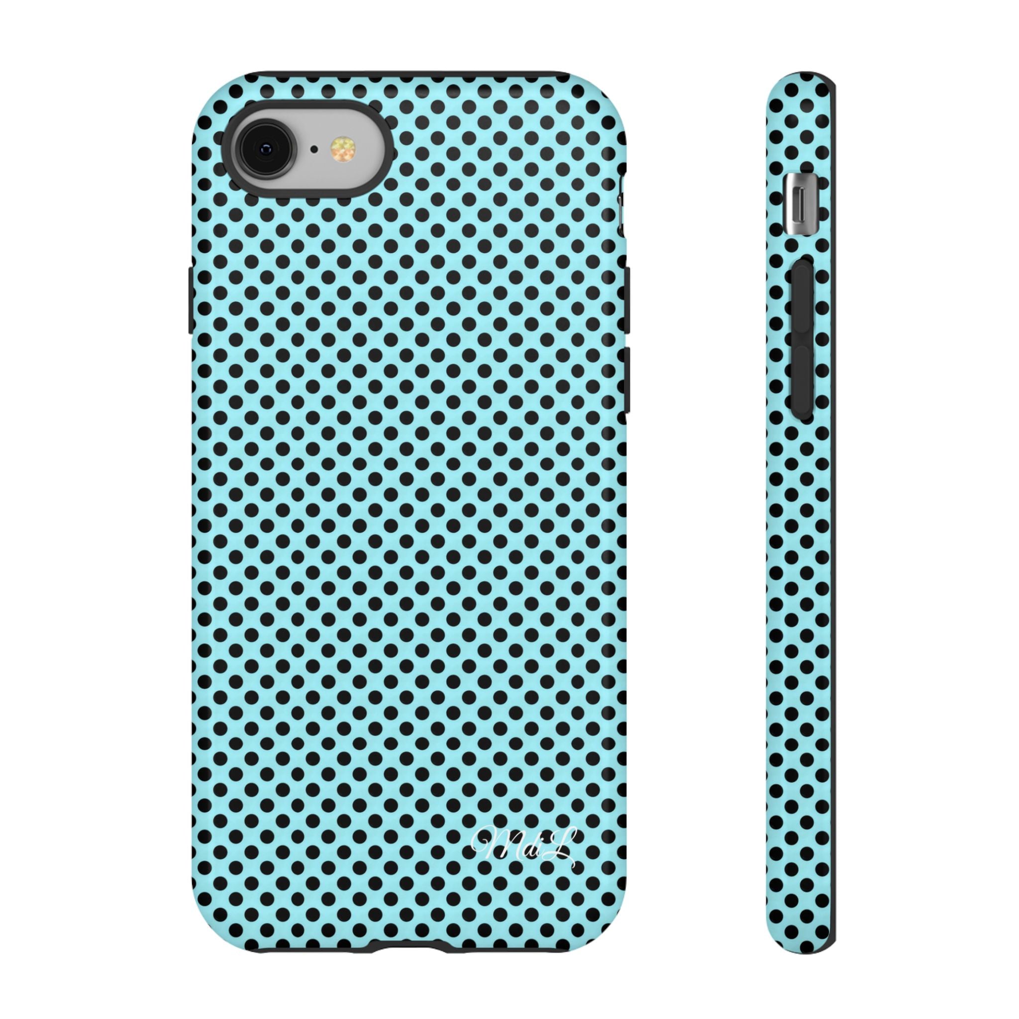 Polka Dots | Black and Blue - Mare di Luna