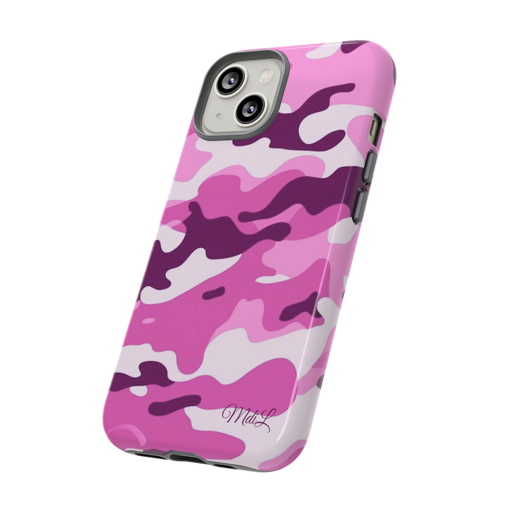 Fuschia Camo iPhone Case