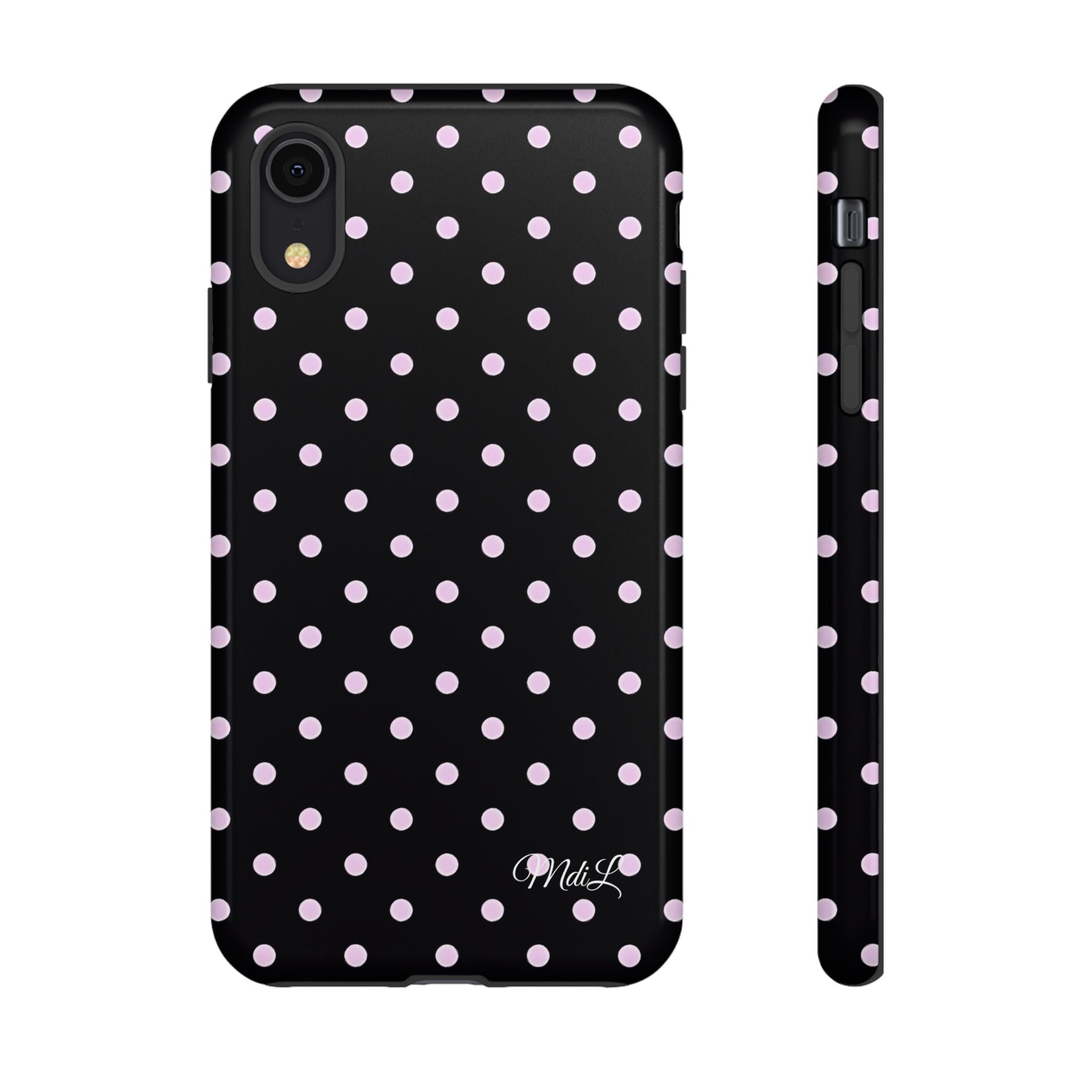 Polka Dots | Pink and Black - Mare di Luna