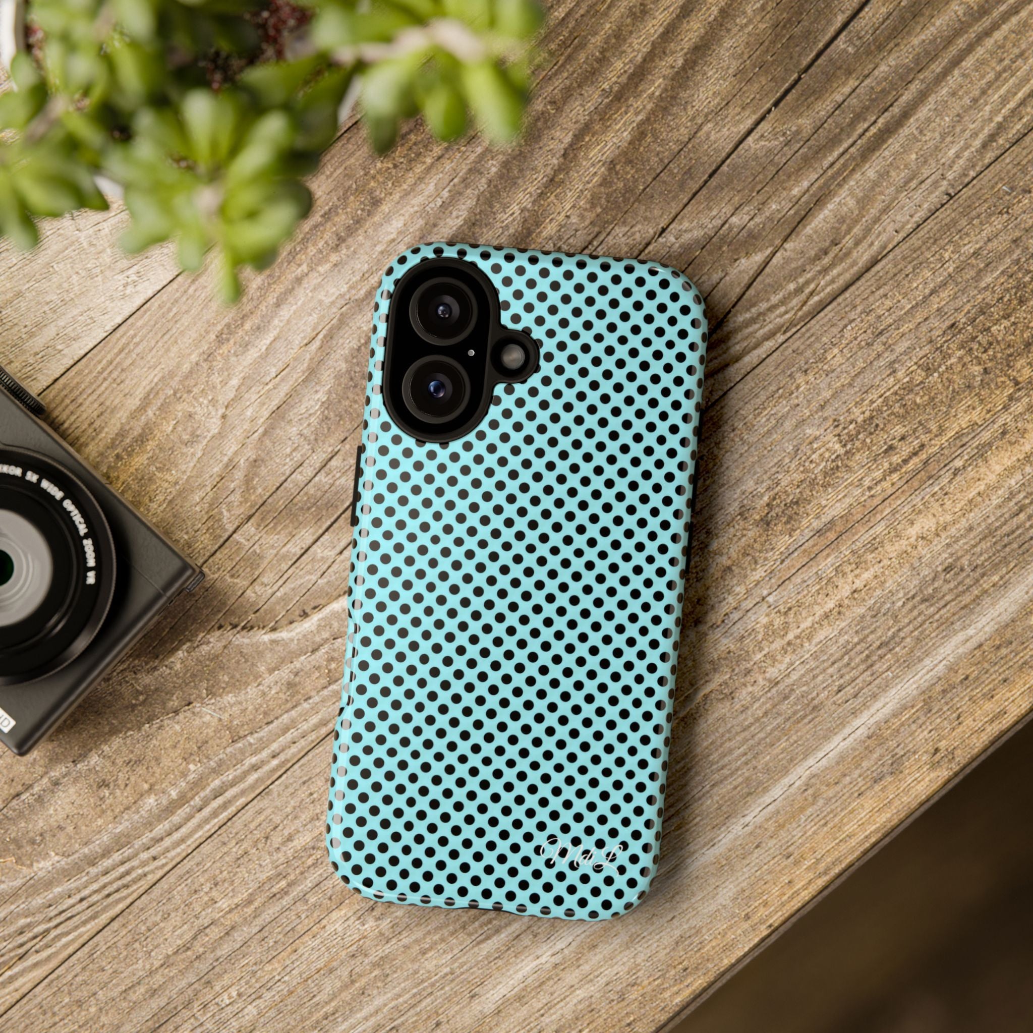 Polka Dots | Black and Blue - Mare di Luna