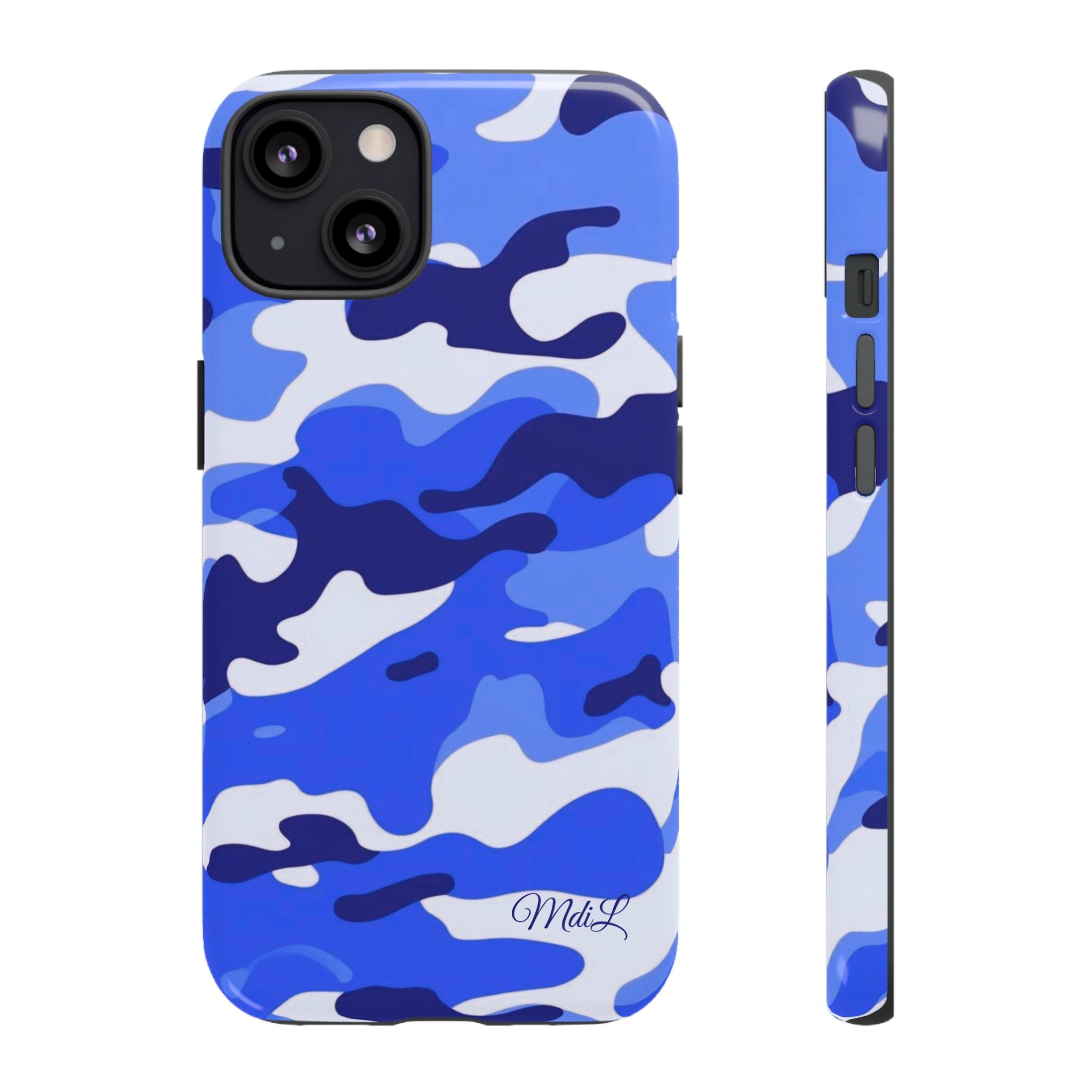 Blue Camo iPhone Case