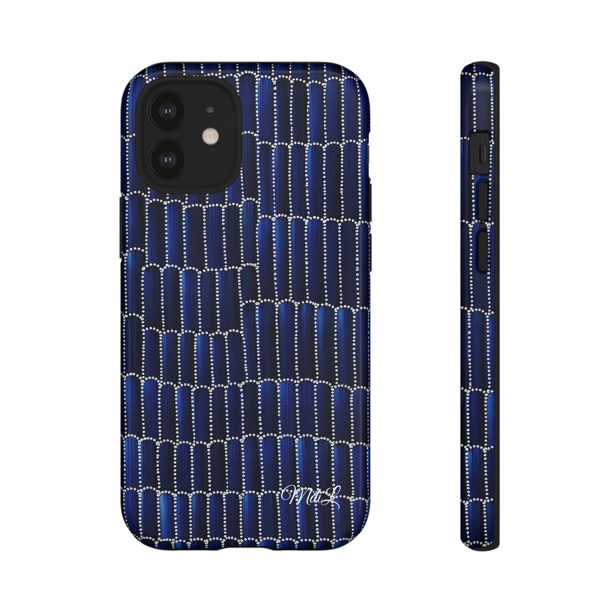 Watercolor Diamonds | Midnight Blue - Mare di Luna