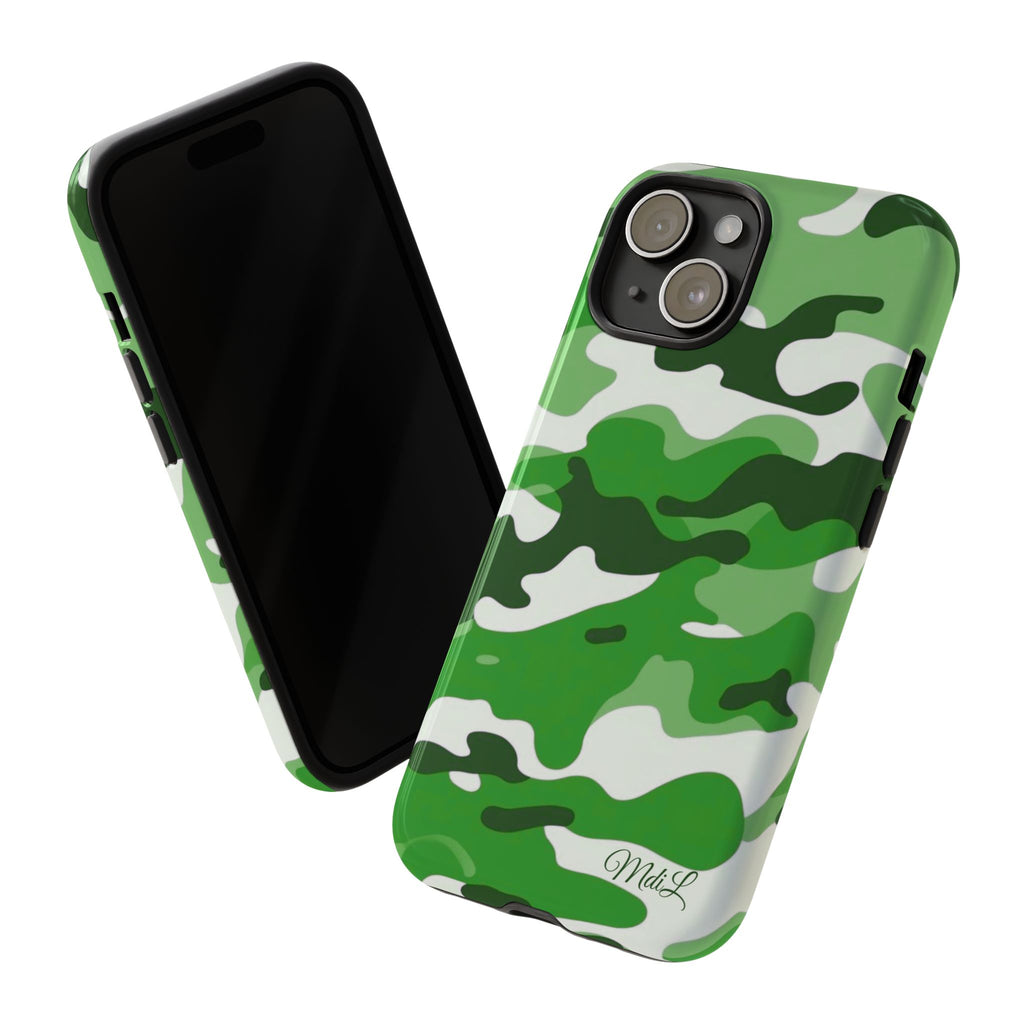 Green Camo iPhone Case