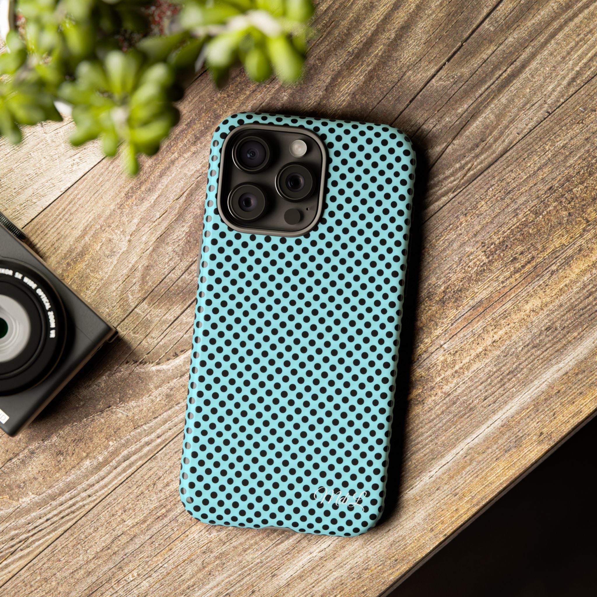 Polka Dots | Black and Blue - Mare di Luna