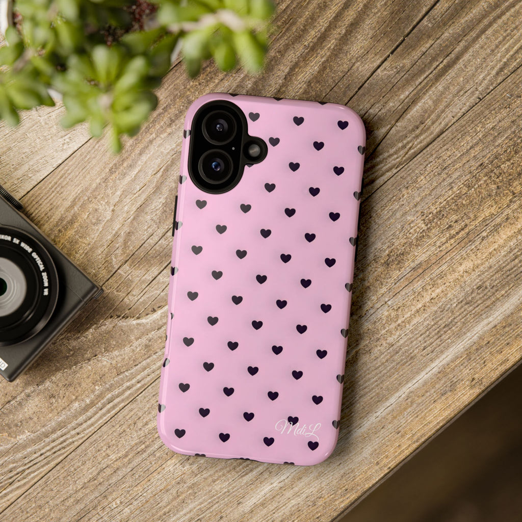Dotted Hearts | Pink - Mare di Luna