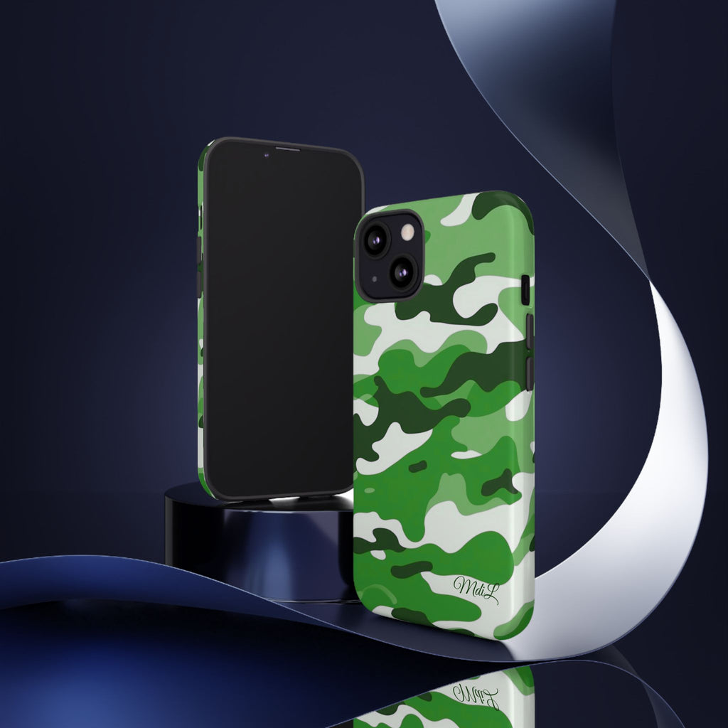 Green Camo iPhone Case