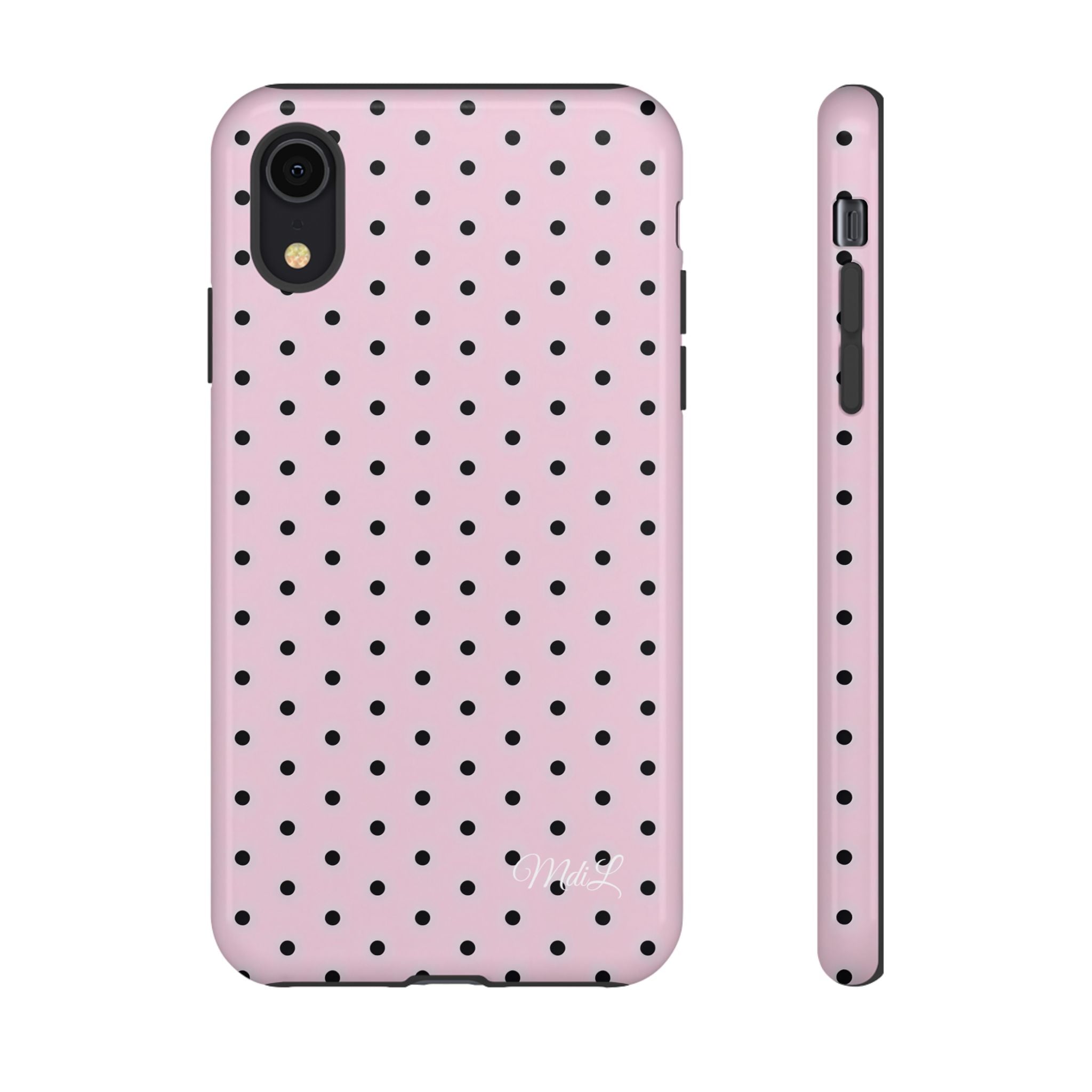 Polka Dots | Pink and Black - Mare di Luna