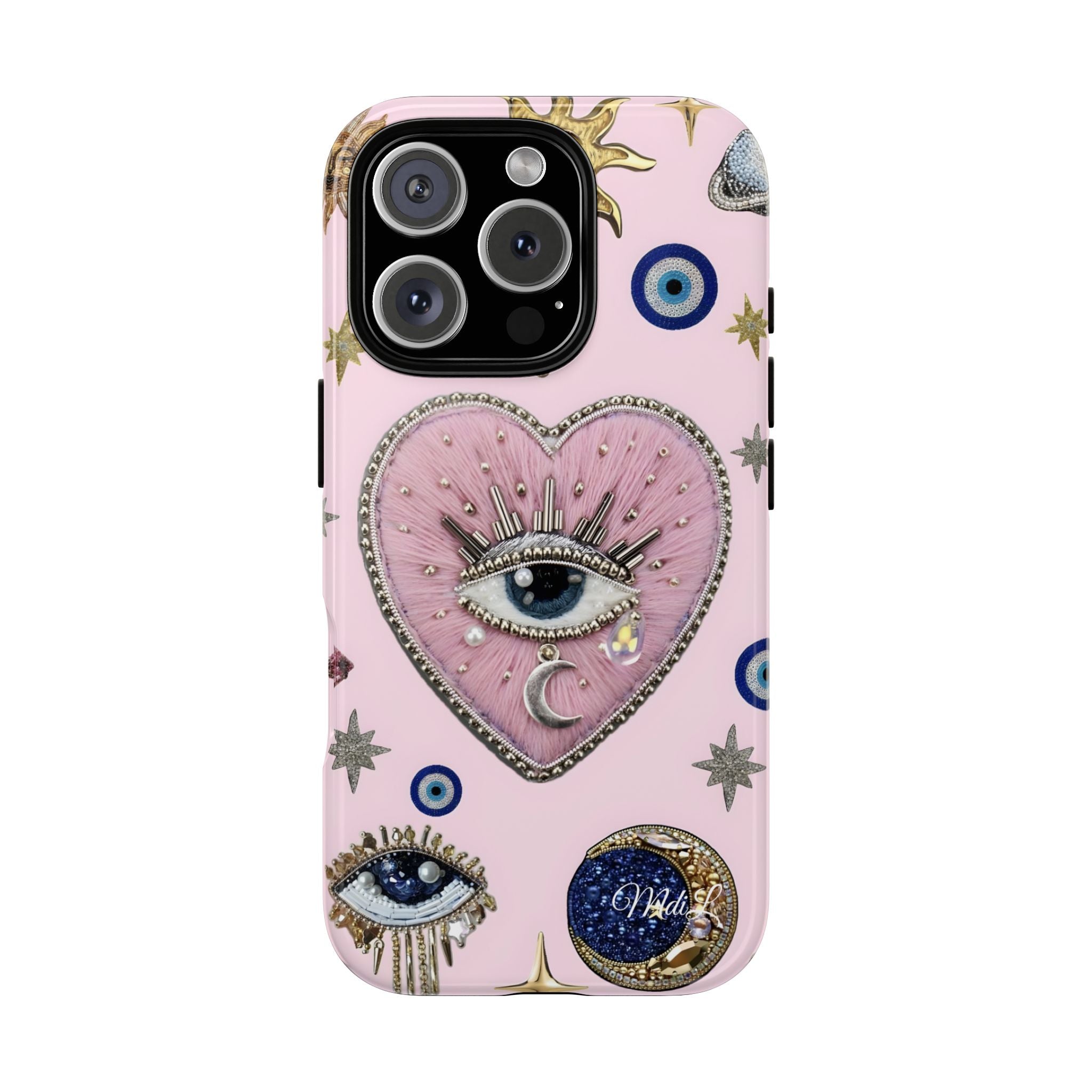 Evil Eye | Pink Heart - Mare di Luna