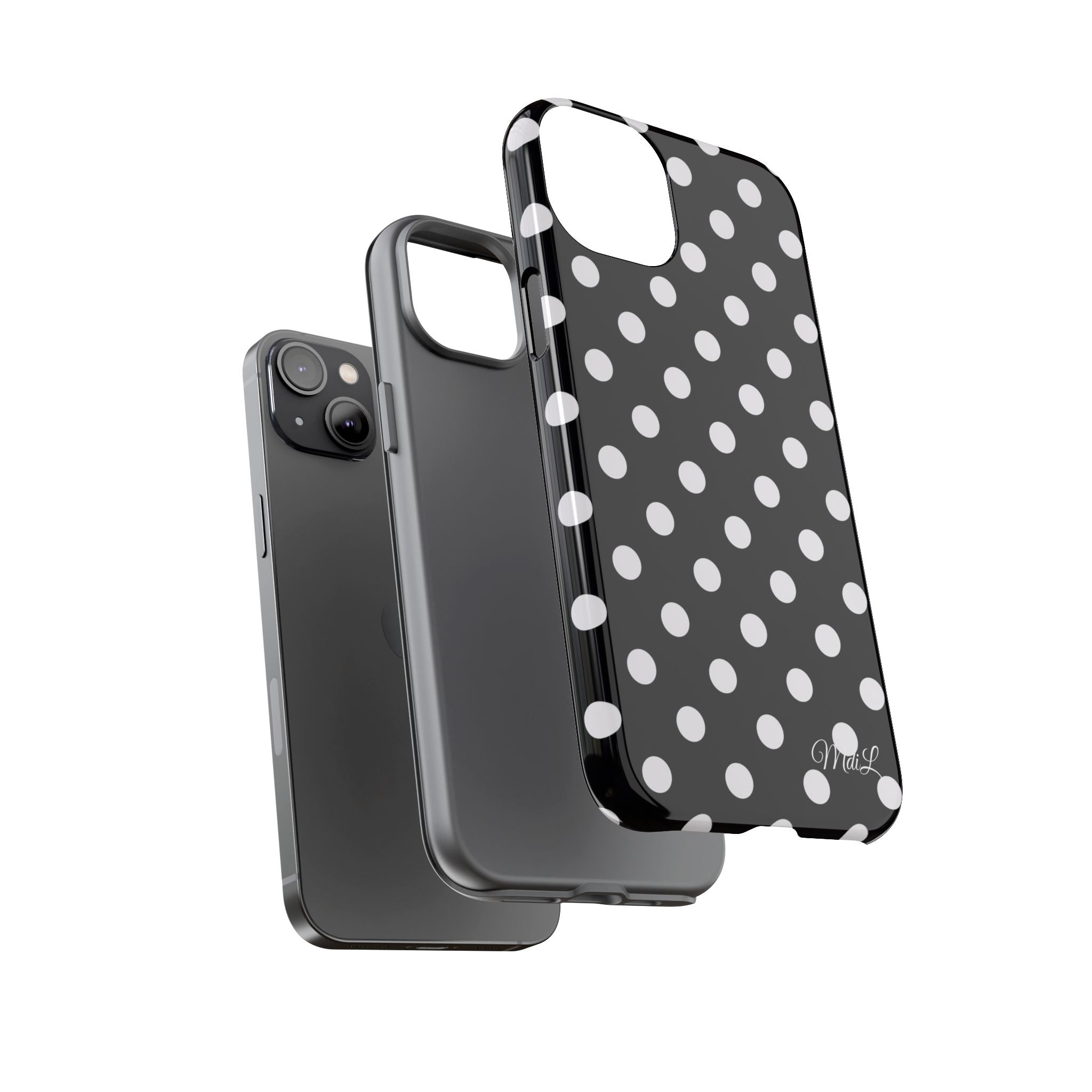 Polka Dots | White and Black - Mare di Luna