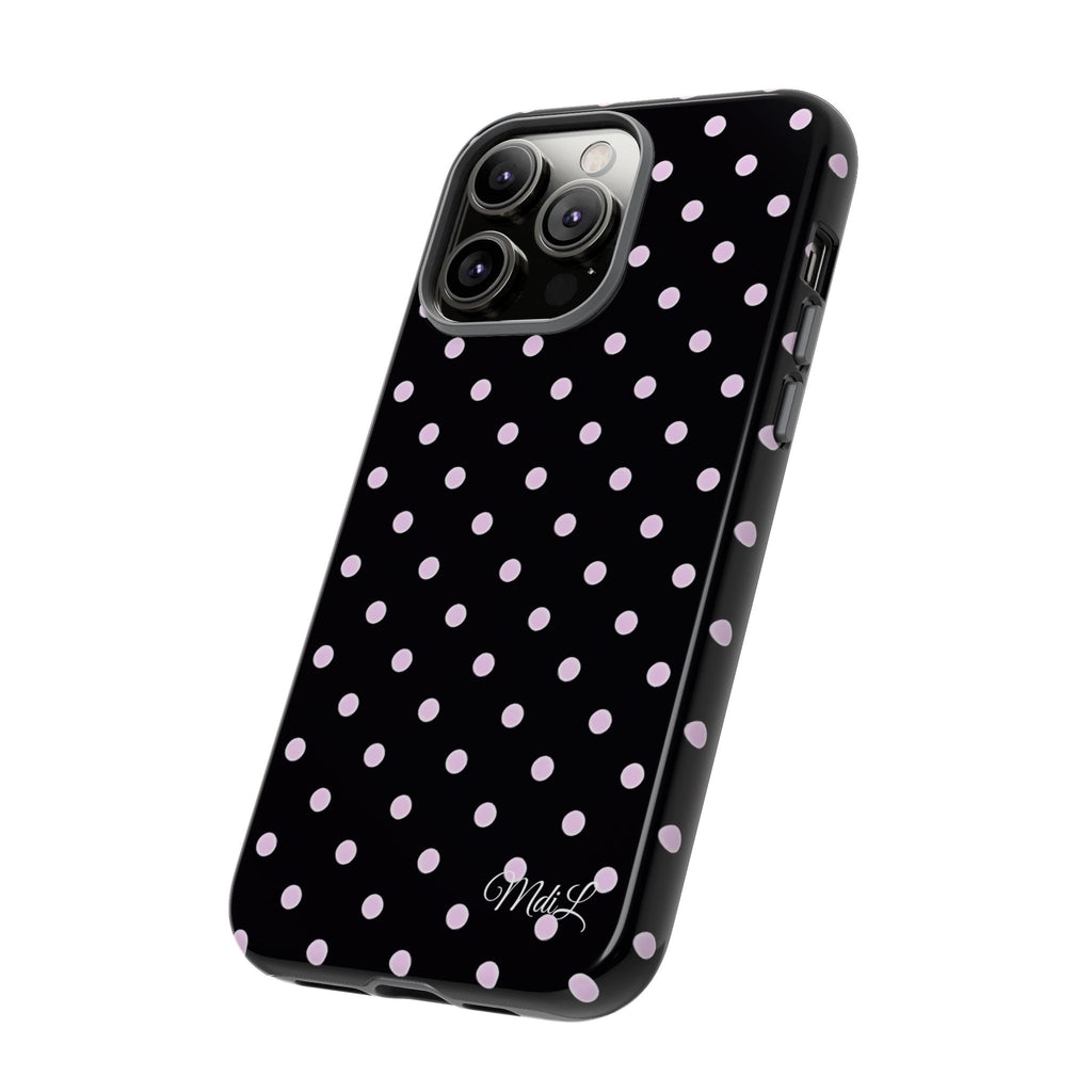 Polka Dots | Pink and Black - Mare di Luna