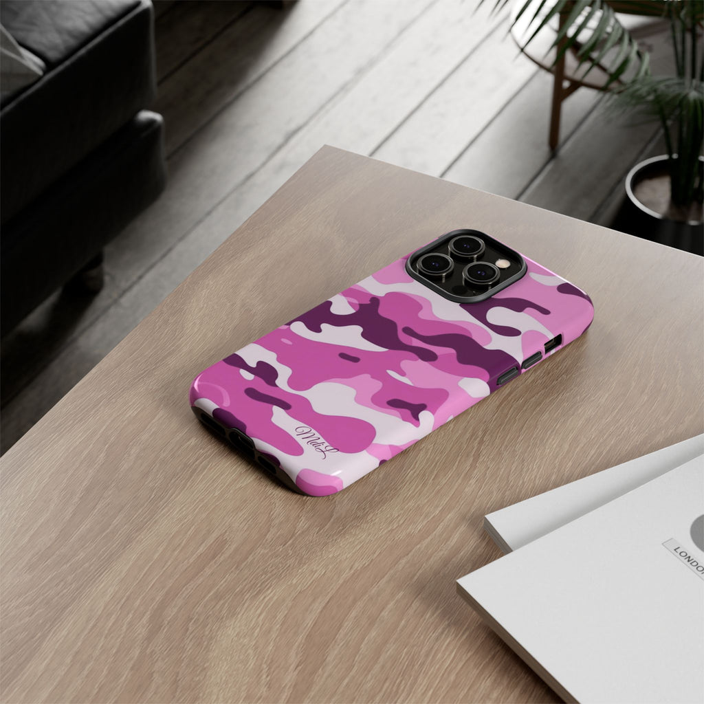 Fuschia Camo iPhone Case