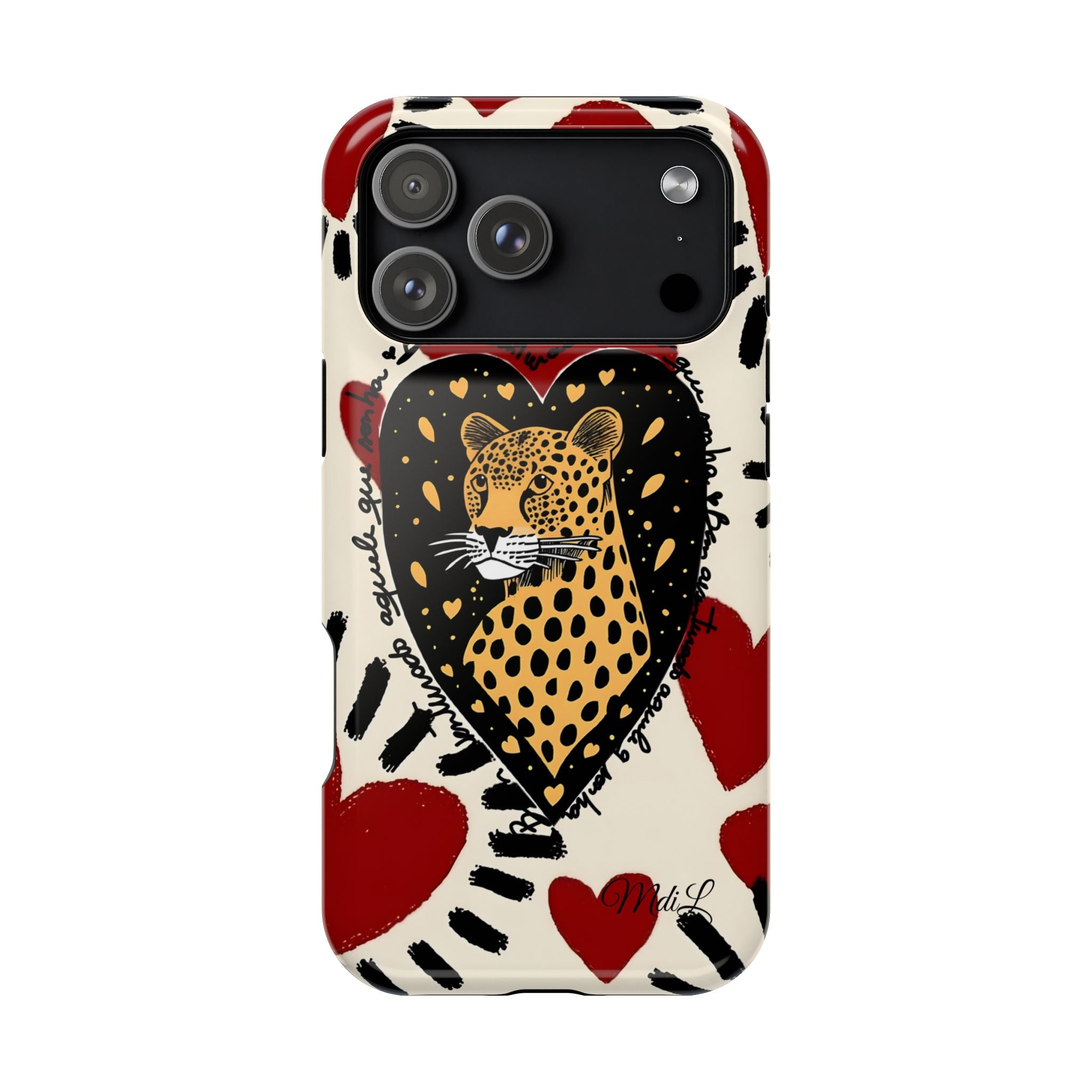 Leopard Hearts MagSafe