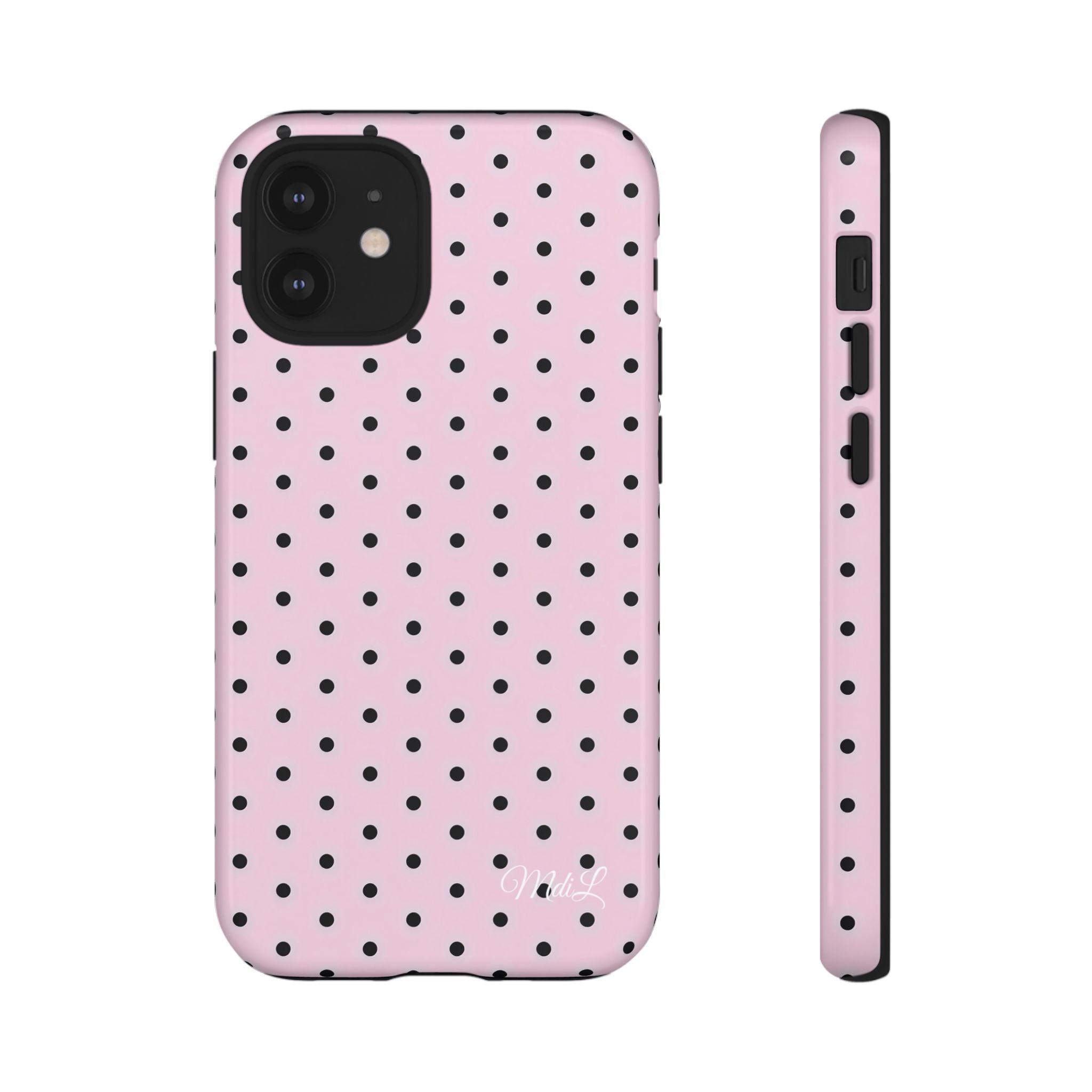 Polka Dots | Pink and Black - Mare di Luna