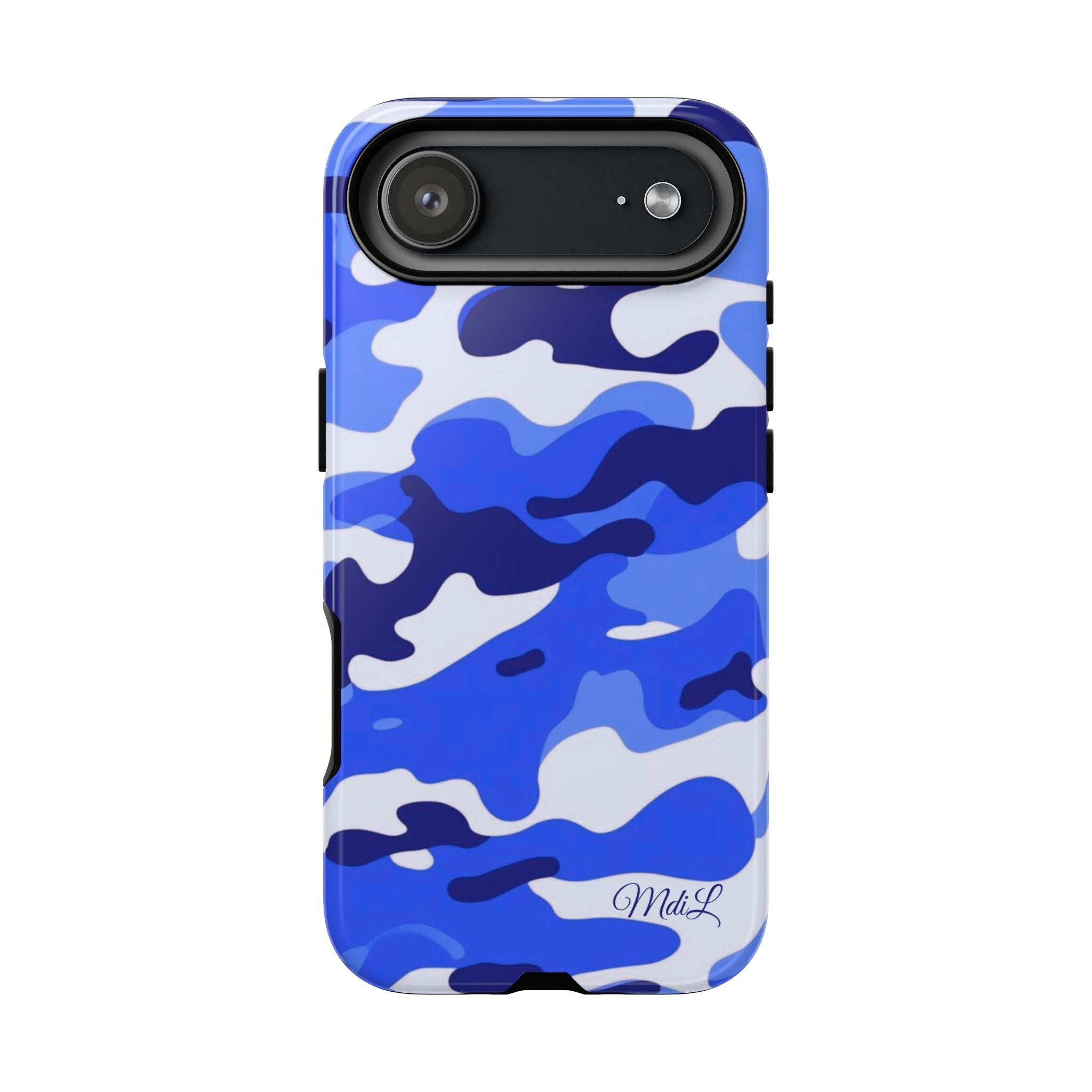 Blue Camo iPhone Case
