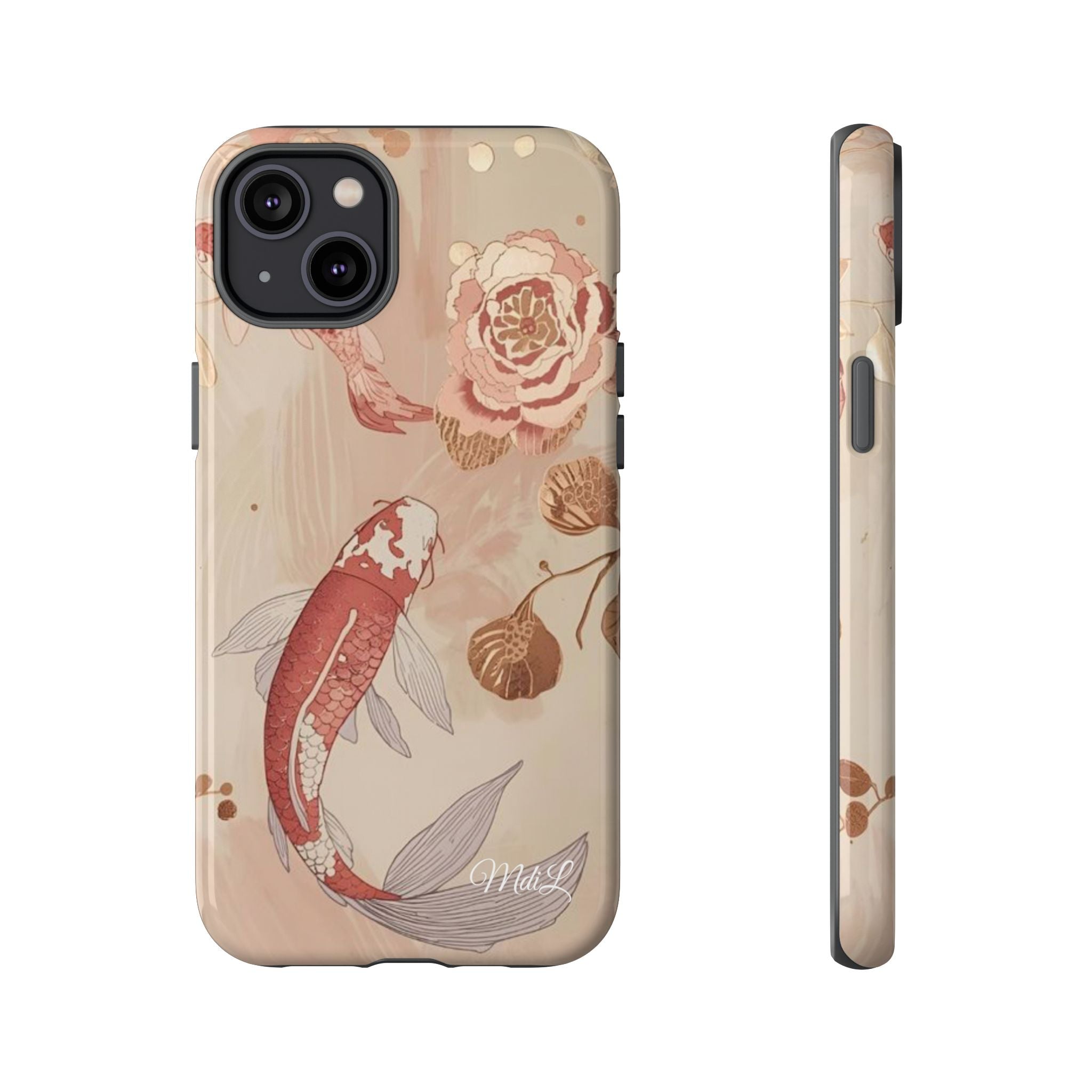 Rosy Koi Pond iPhone Case