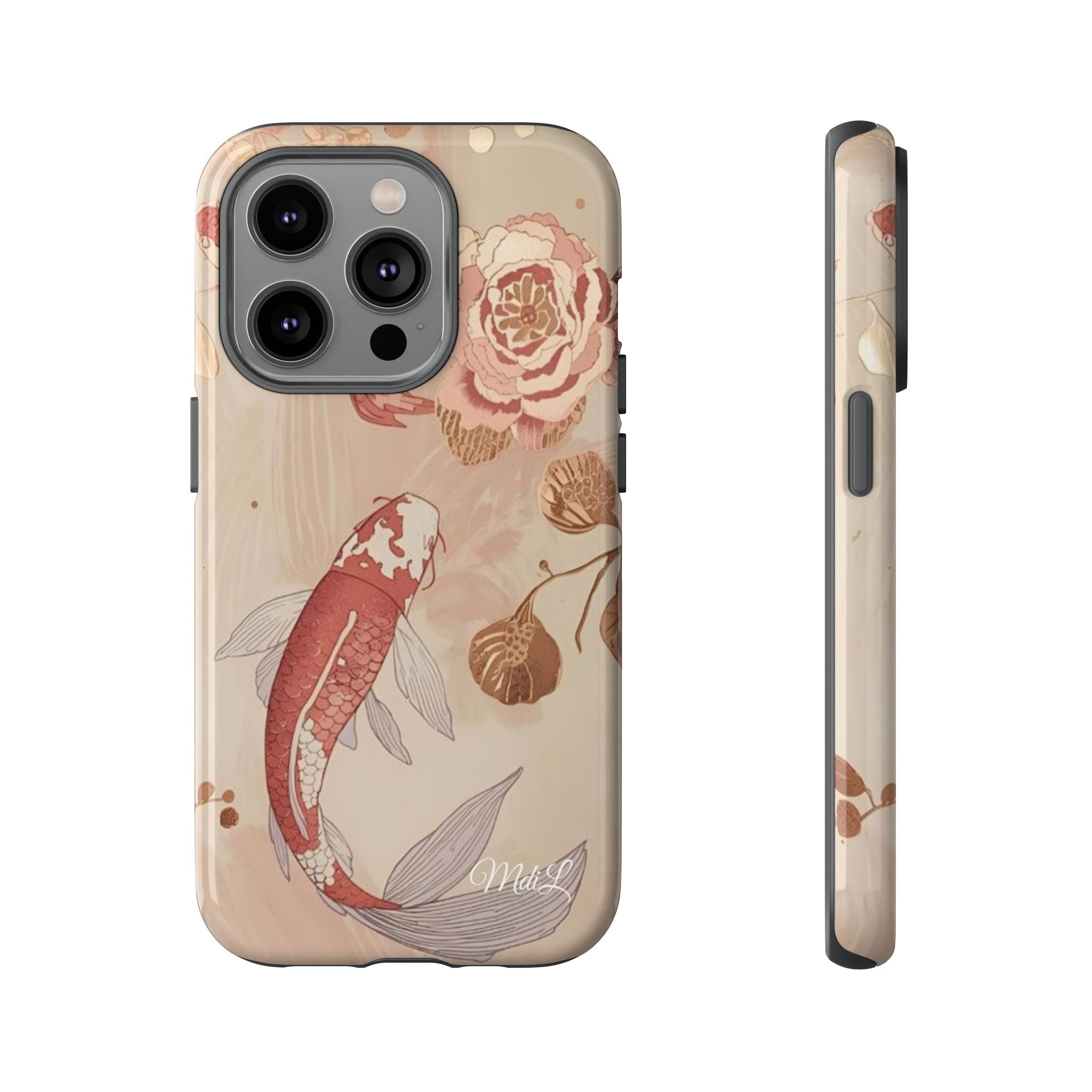 Rosy Koi Pond iPhone Case