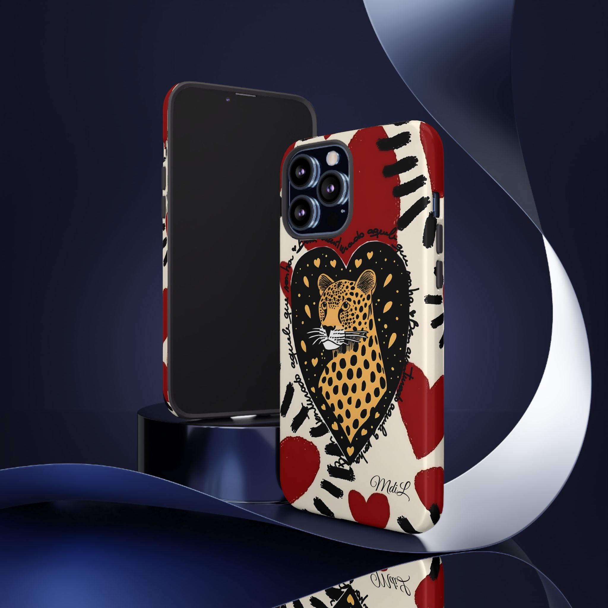 Leopard | Red Hearts - Mare di Luna