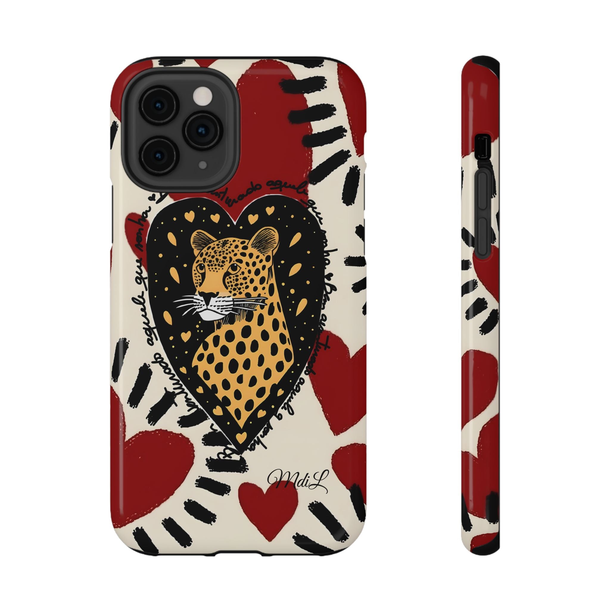 Leopard Hearts MagSafe