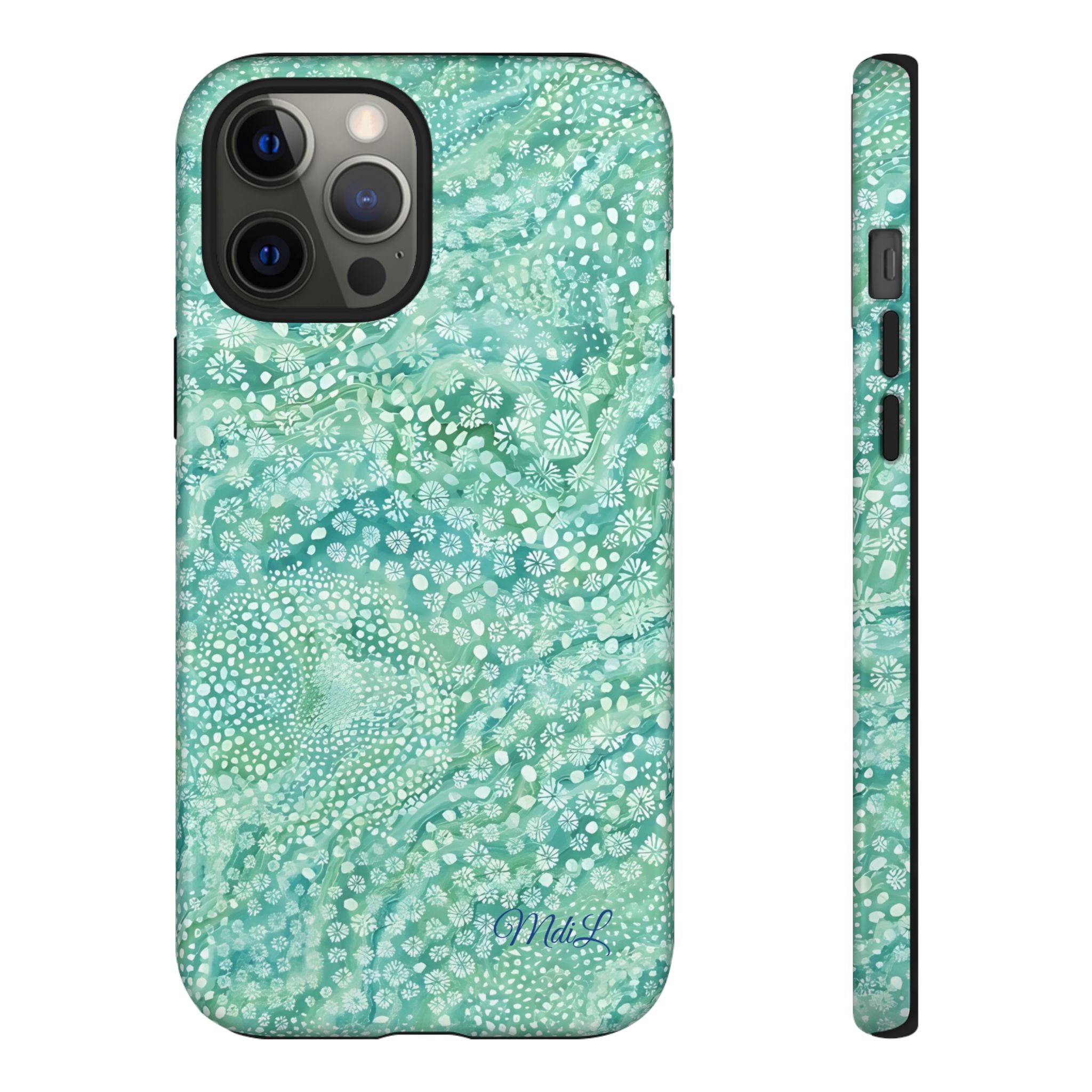 Teal Florals