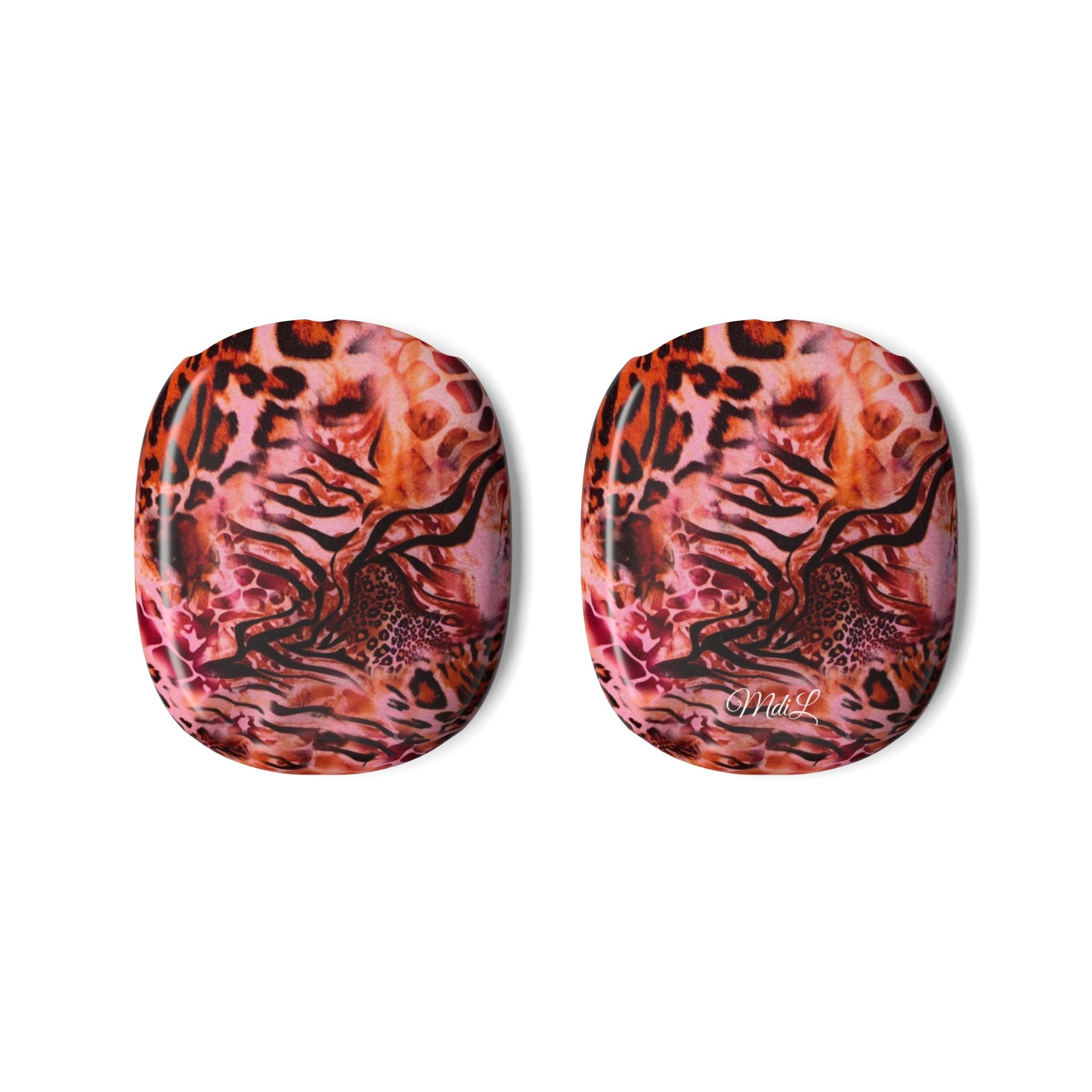 Animal Print Coral AirPods Max Case