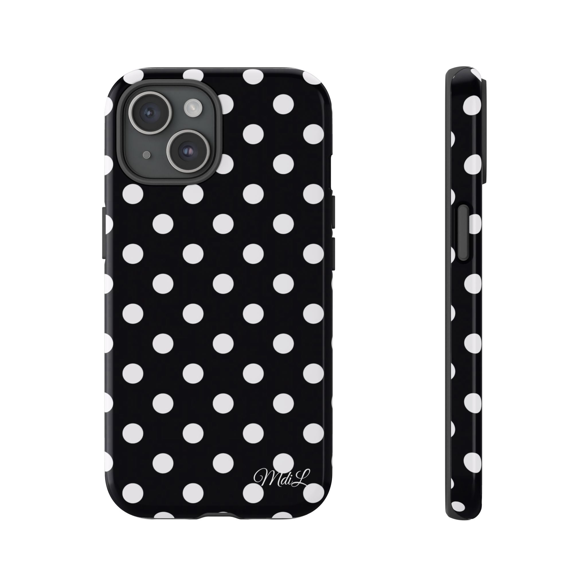 Polka Dots | White and Black - Mare di Luna