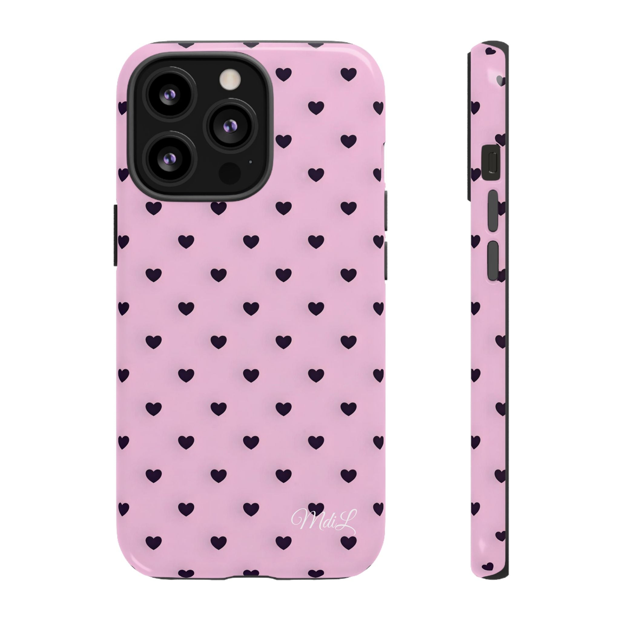 Dotted Hearts | Pink - Mare di Luna