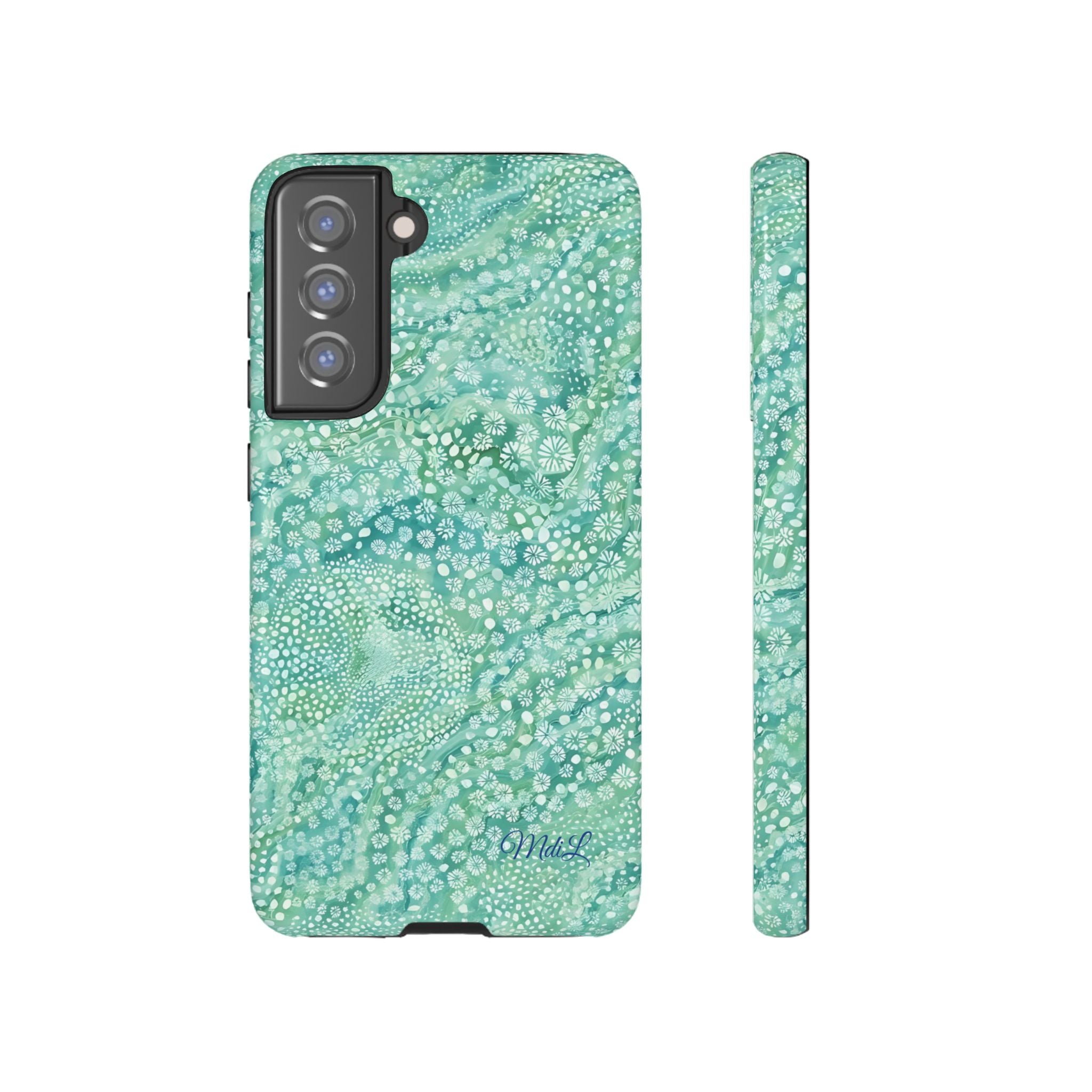 Teal Florals