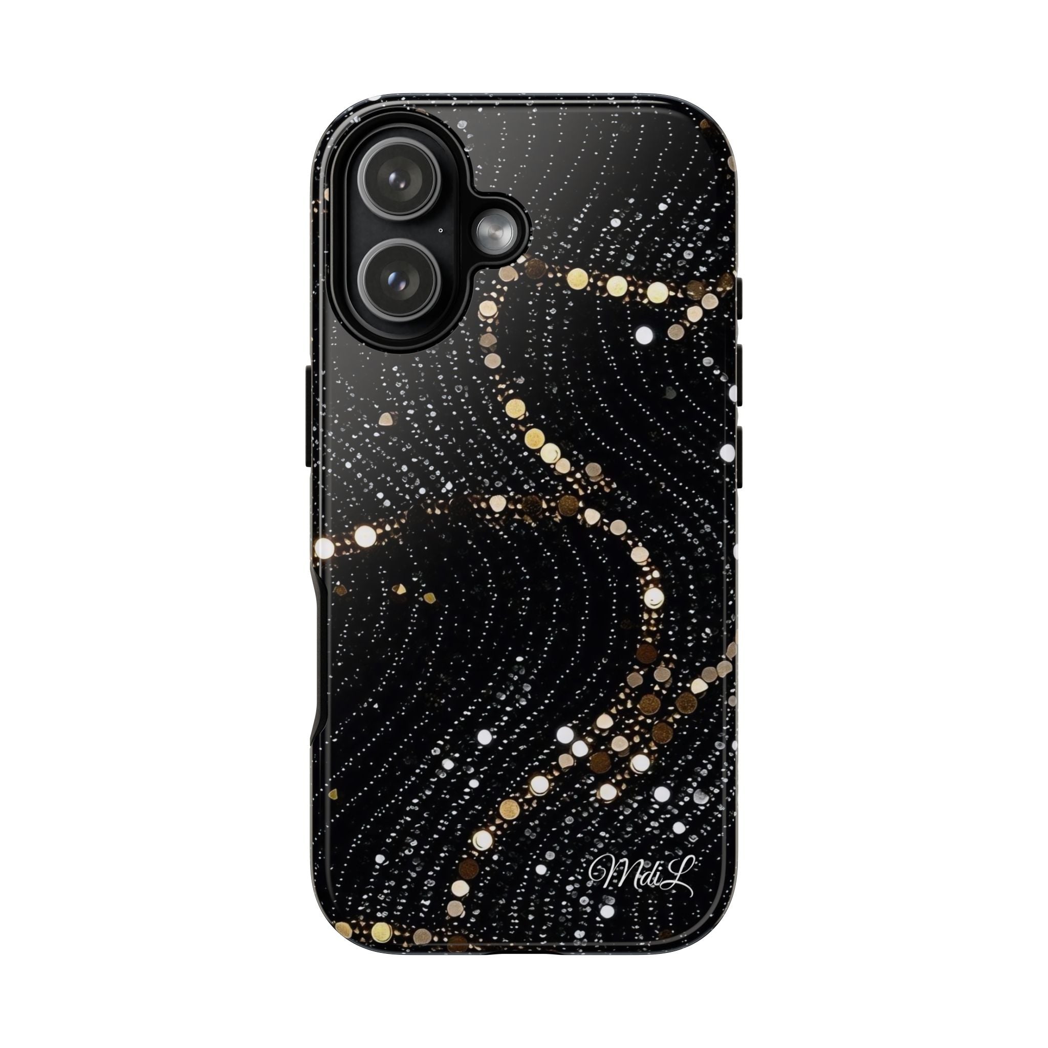 Sequin | Black and Gold - Mare di Luna