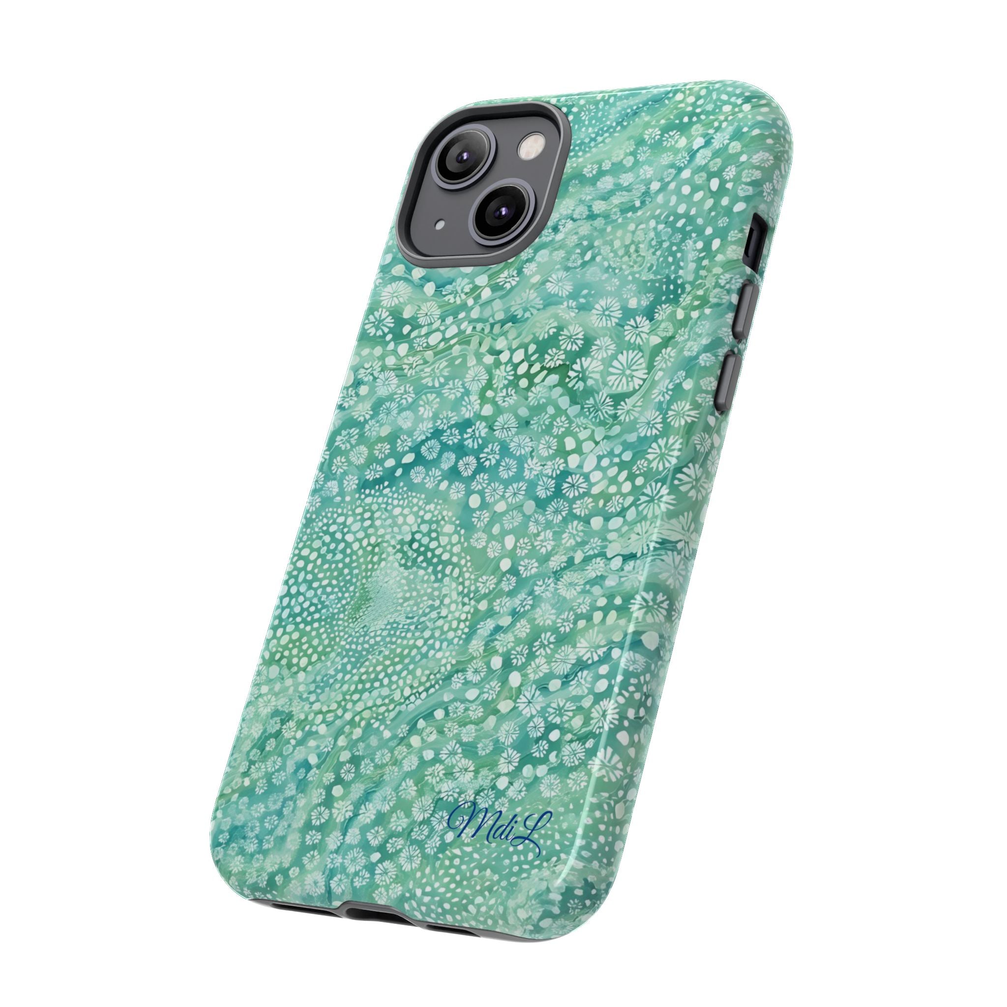 Teal Florals