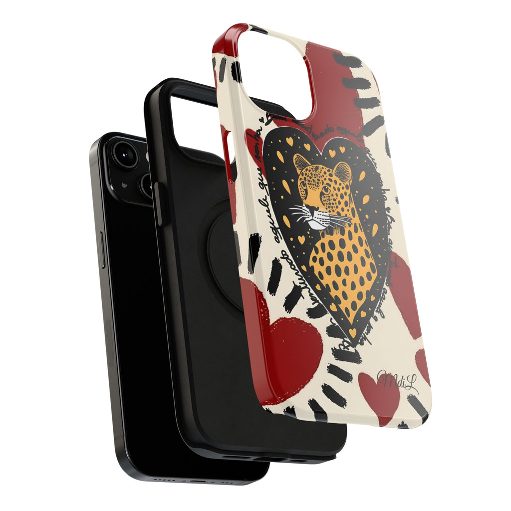 Leopard Hearts MagSafe